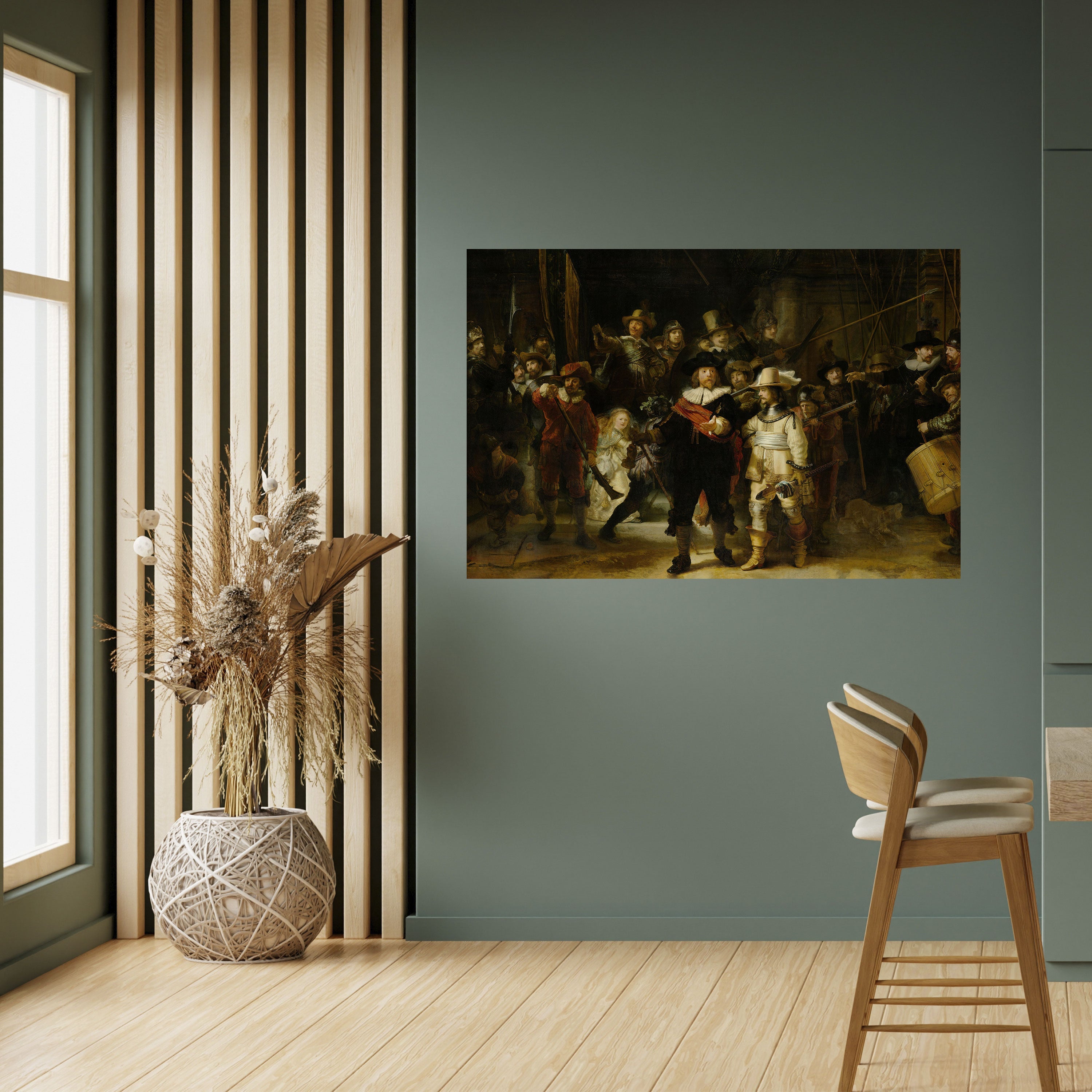 NIGHTWATCH TRIBUTE Peel and Stick Horizontal Poster