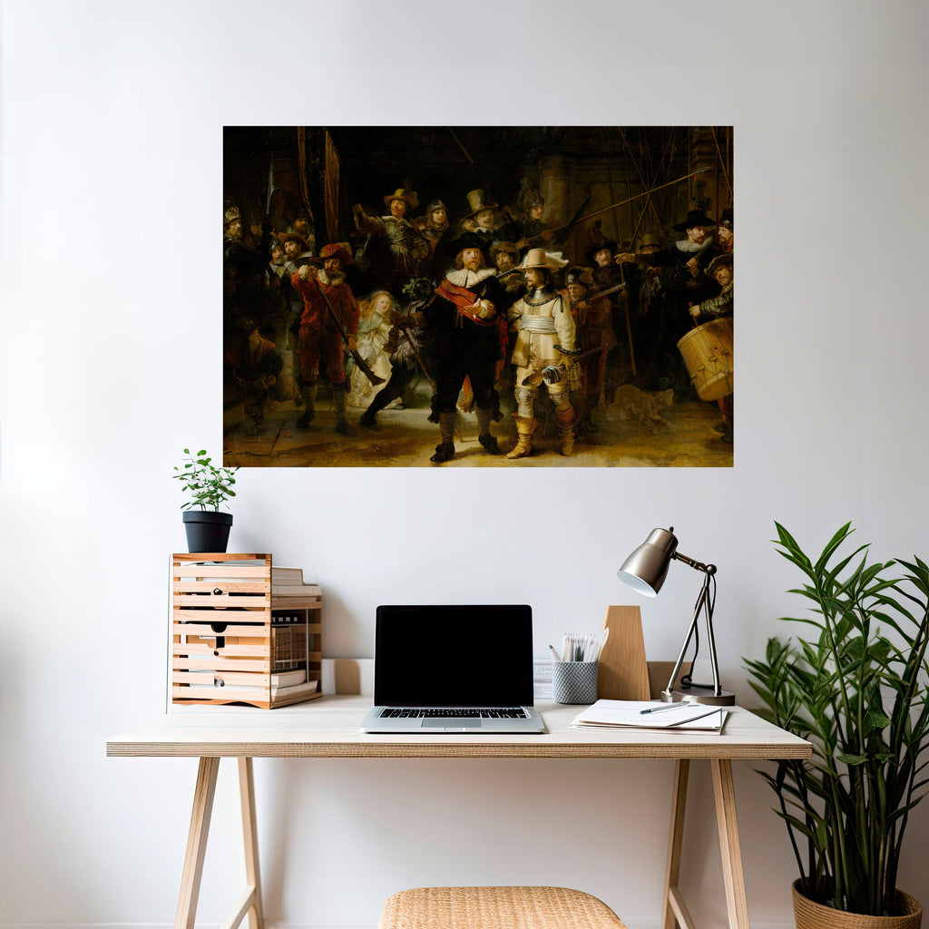 NIGHTWATCH TRIBUTE Peel and Stick Horizontal Poster