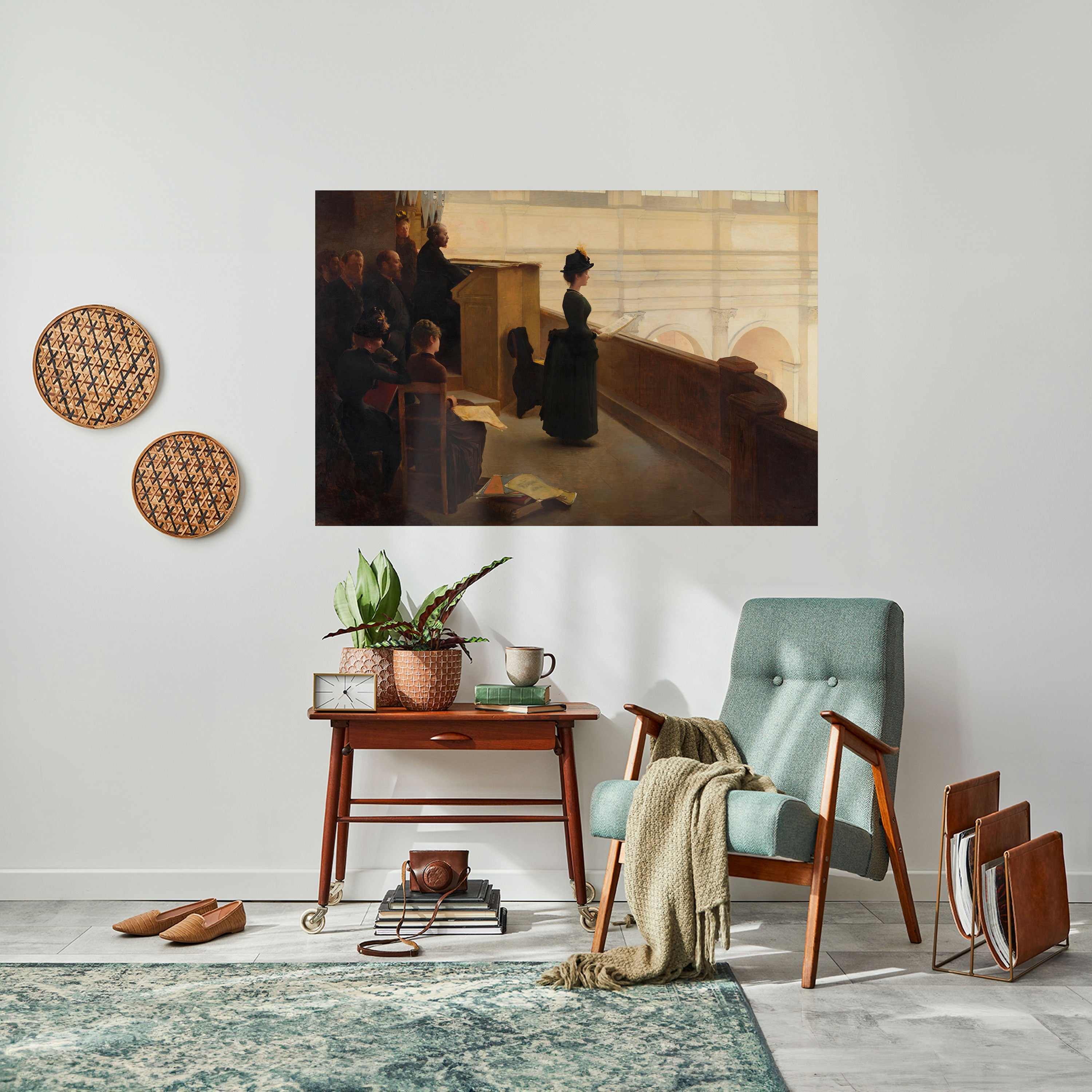 WHISPERS OF PASSION Peel and Stick Horizontal Poster