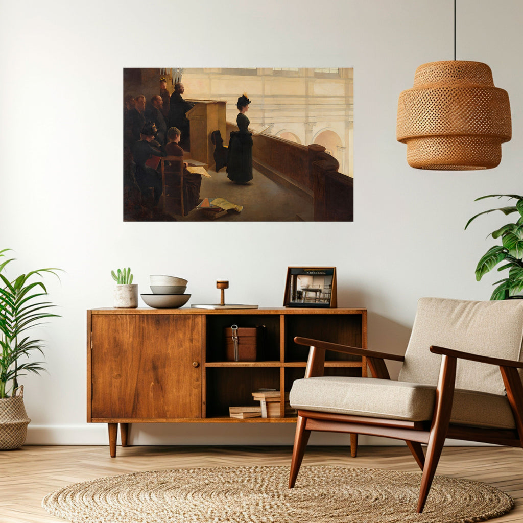 WHISPERS OF PASSION Peel and Stick Horizontal Poster