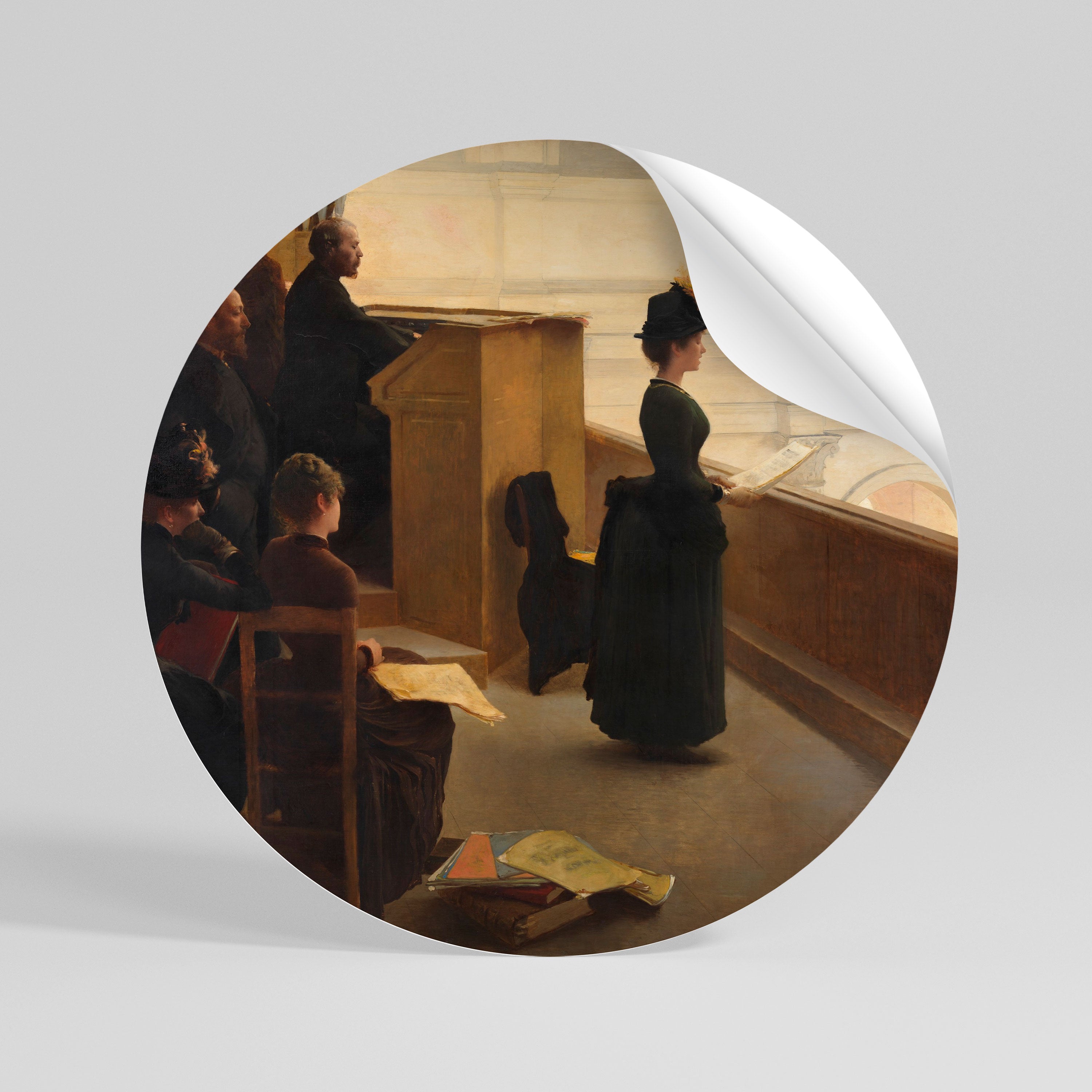 WHISPERS OF PASSION - Autocolante Redondo Removível