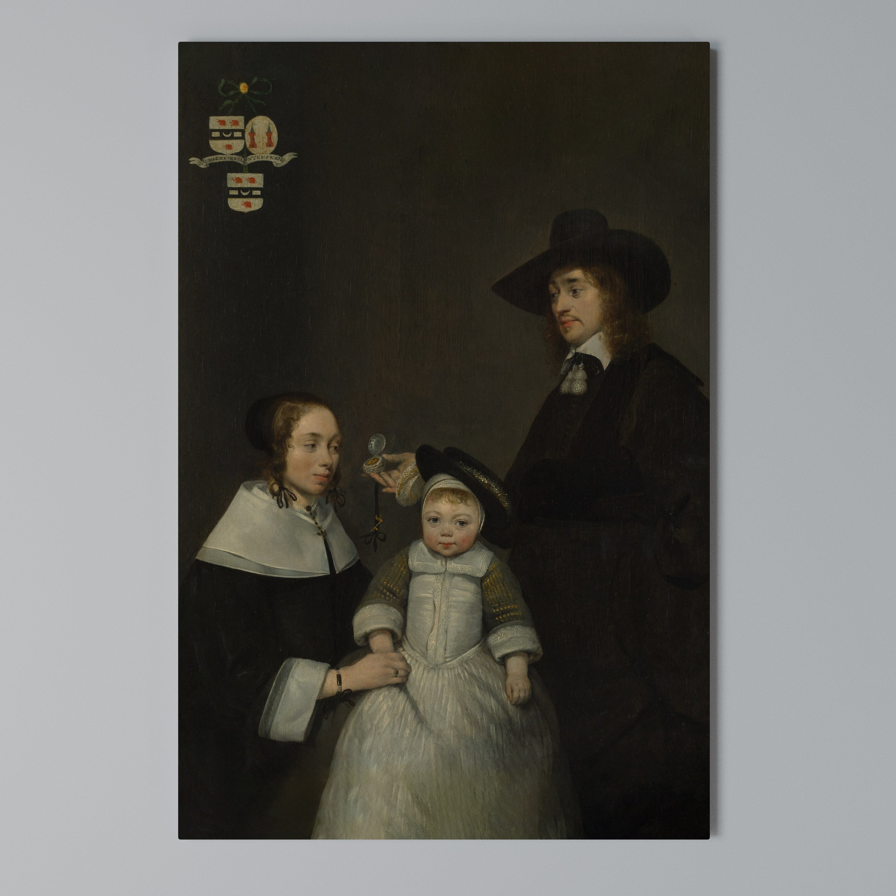 CHERISHED MOMENTS EMBRACED Quadro em tela vertical