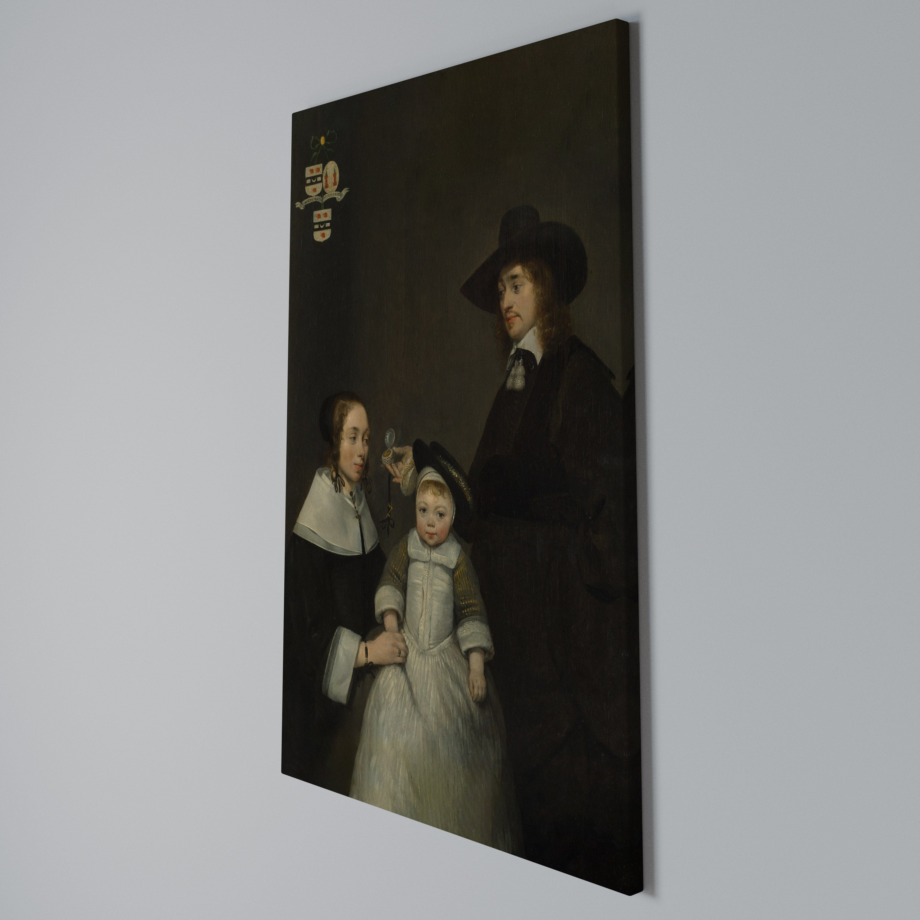 CHERISHED MOMENTS EMBRACED Quadro em tela vertical