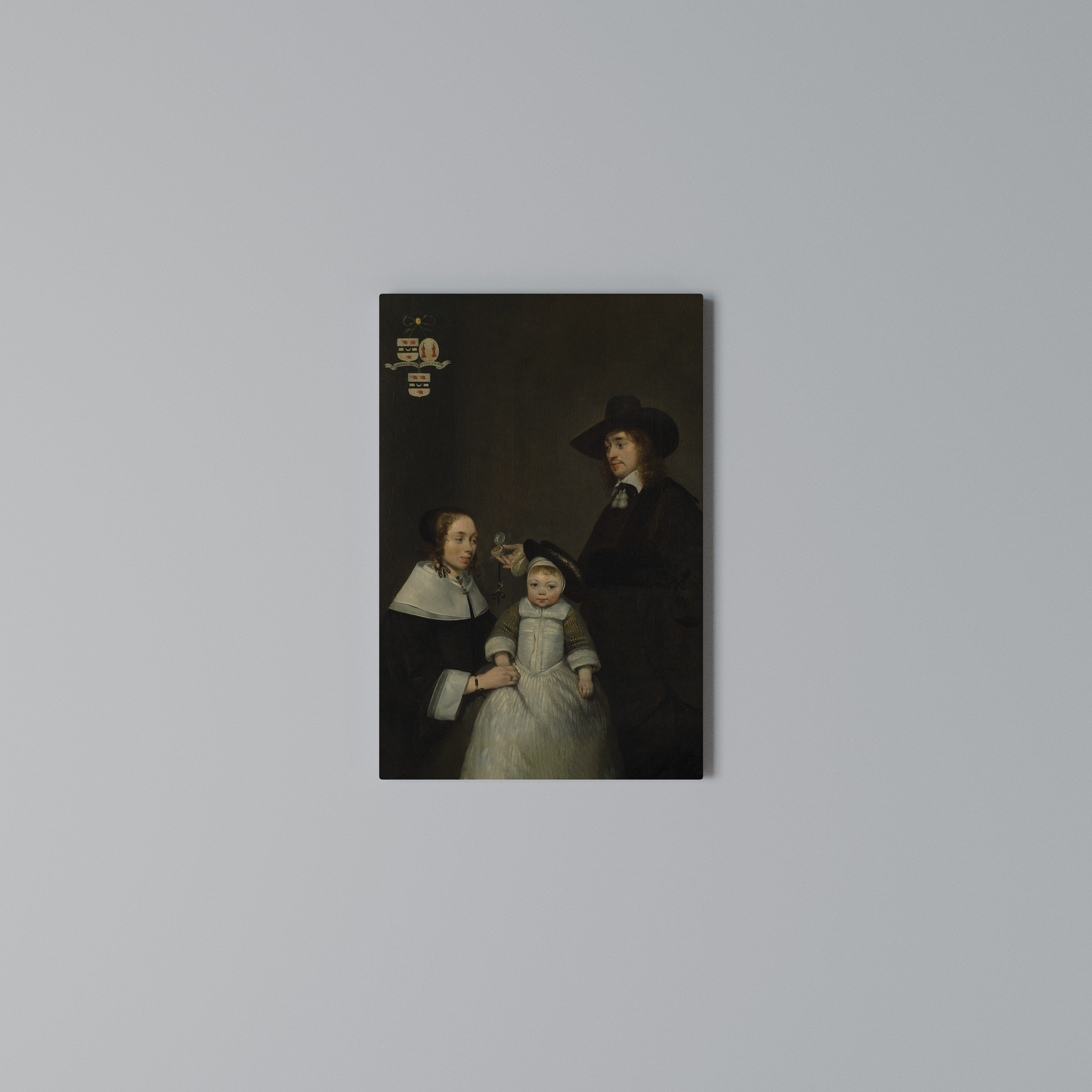 CHERISHED MOMENTS EMBRACED Quadro em tela vertical