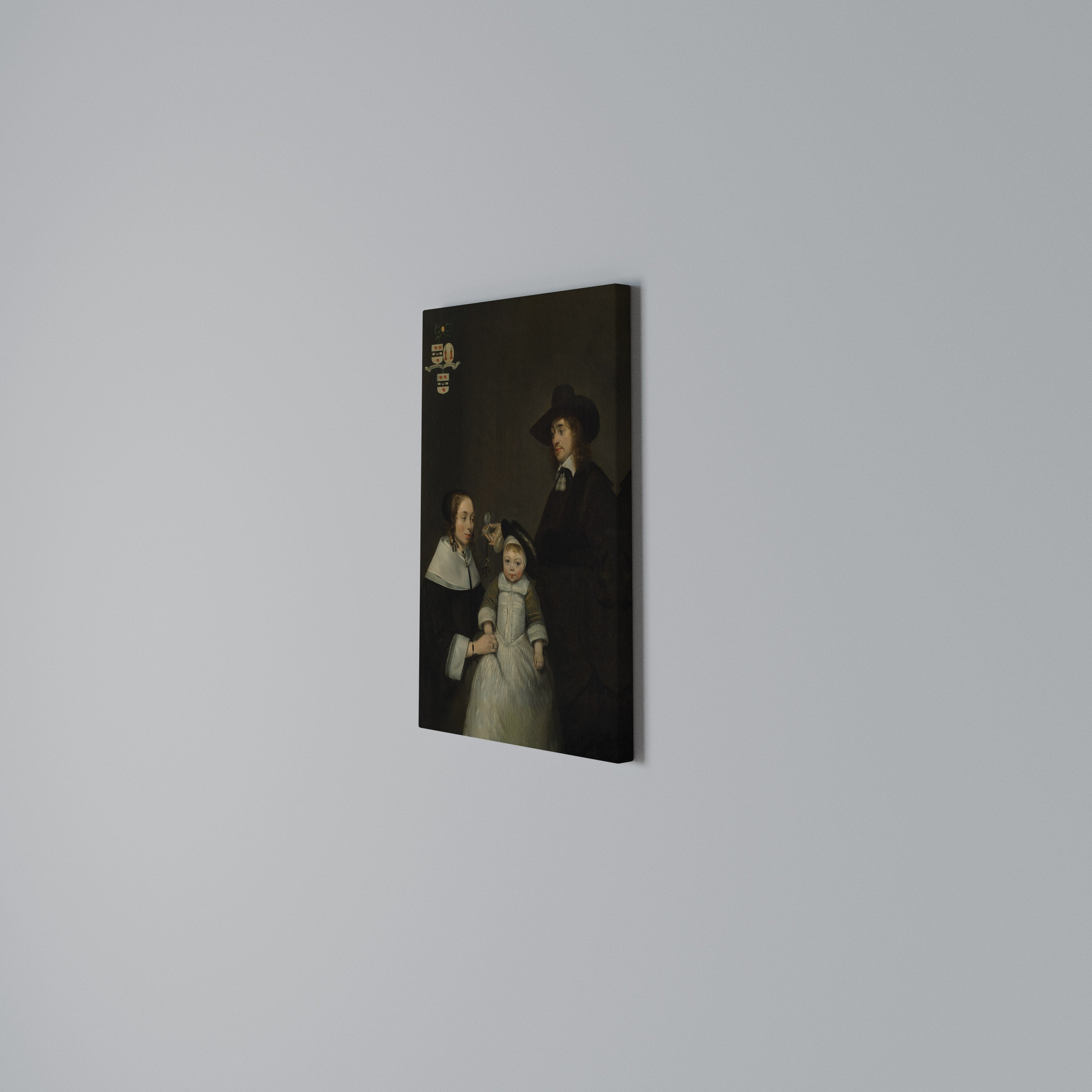 CHERISHED MOMENTS EMBRACED Quadro em tela vertical