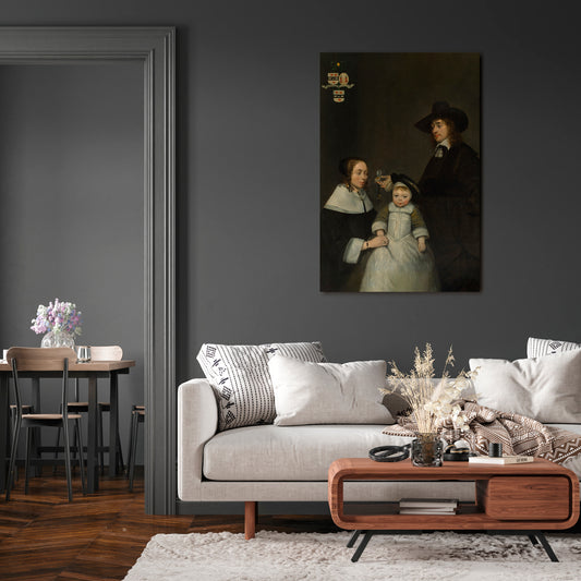 CHERISHED MOMENTS EMBRACED Quadro em tela vertical