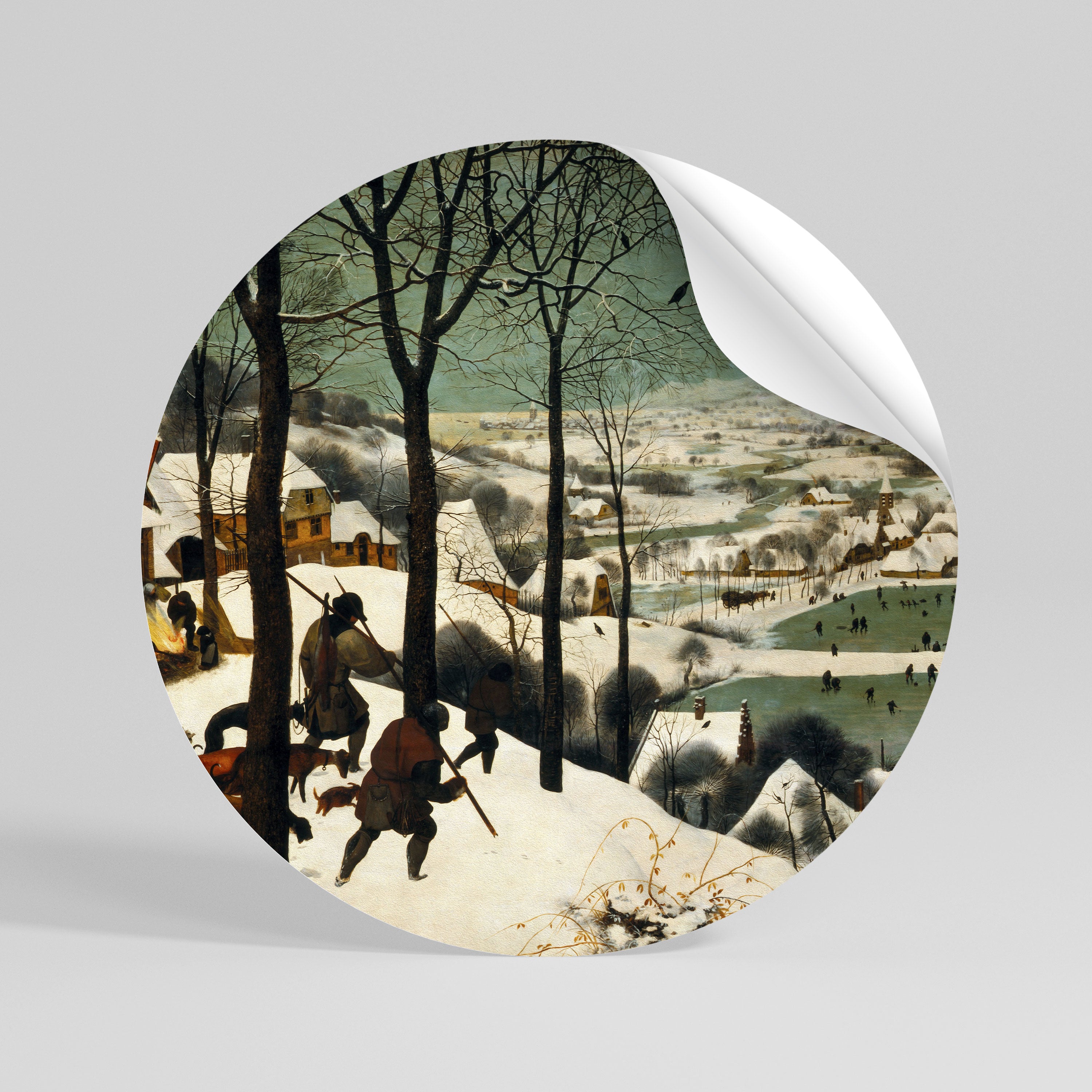 FROSTBITTEN ADVENTURES - Autocolante Redondo Removível