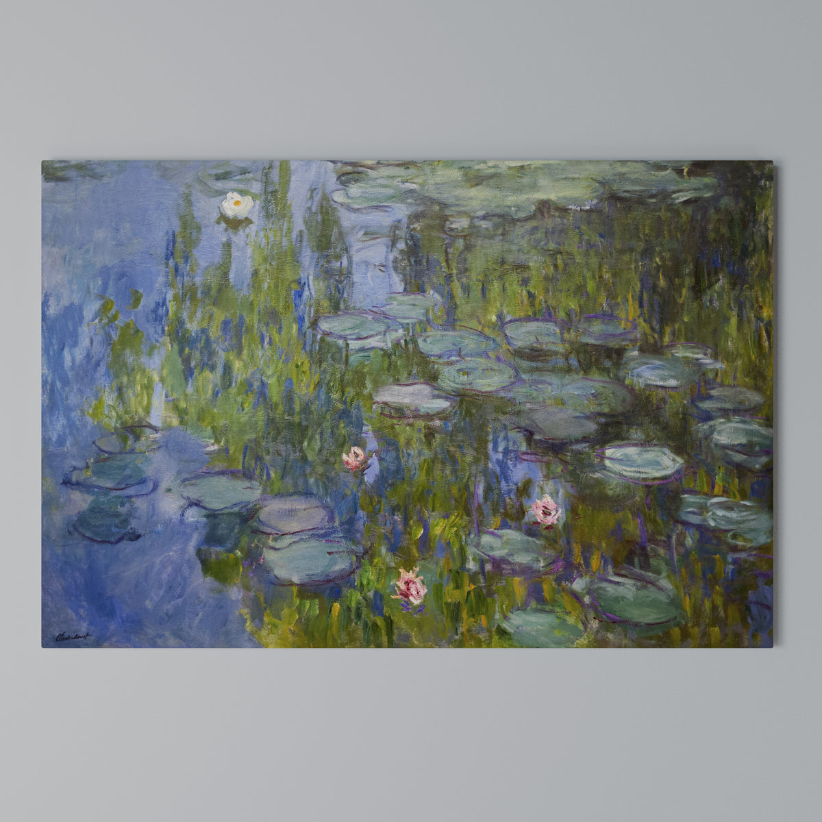 WATER LILIES Horizontal Canvas Print