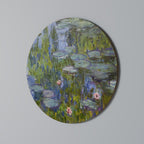 WATER LILIES Quadro Redondo Decorativo