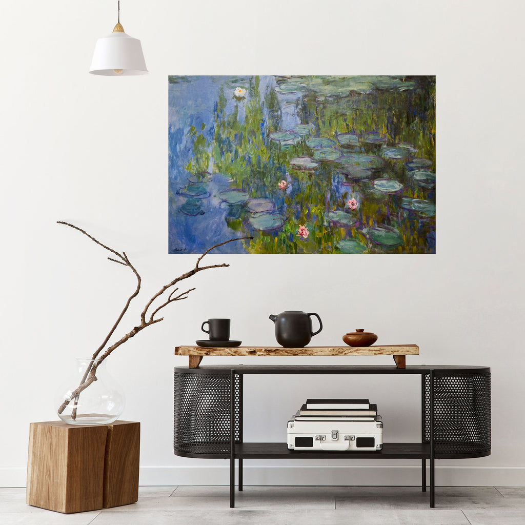 WATER LILIES Peel and Stick Horizontal Poster