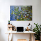 WATER LILIES Peel and Stick Horizontal Poster