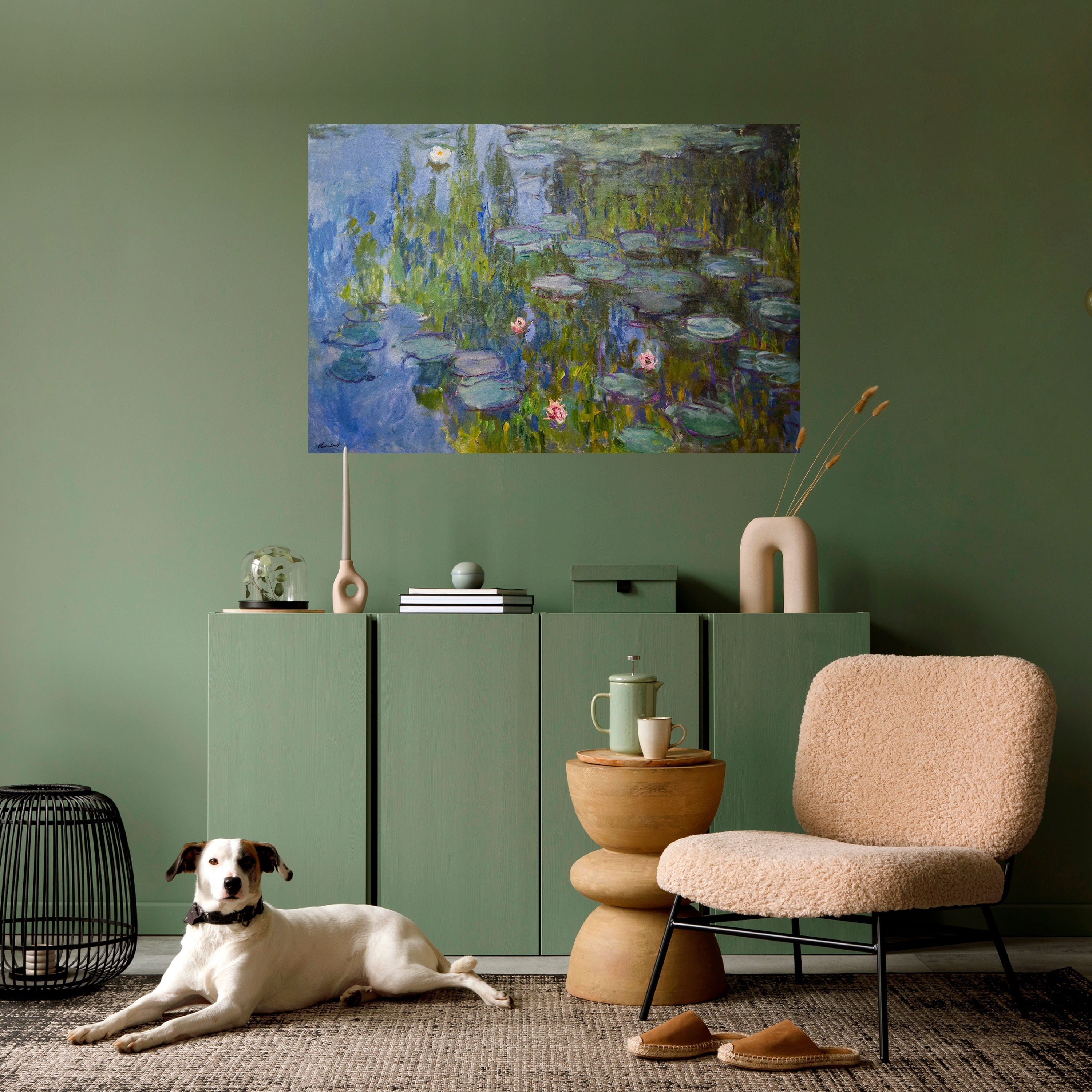 WATER LILIES Peel and Stick Horizontal Poster