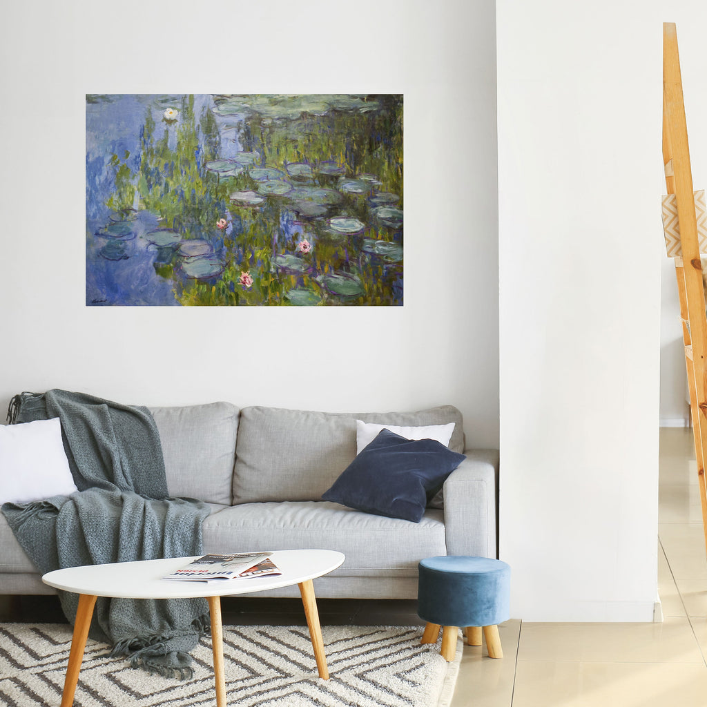 WATER LILIES Peel and Stick Horizontal Poster