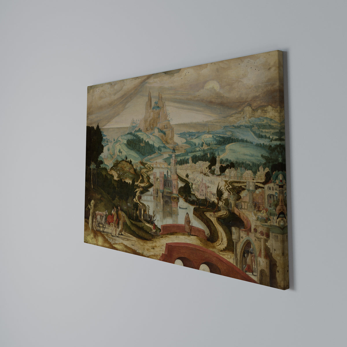 ENCHANTED LANDSCAPE DREAMS Horizontal Canvas Print