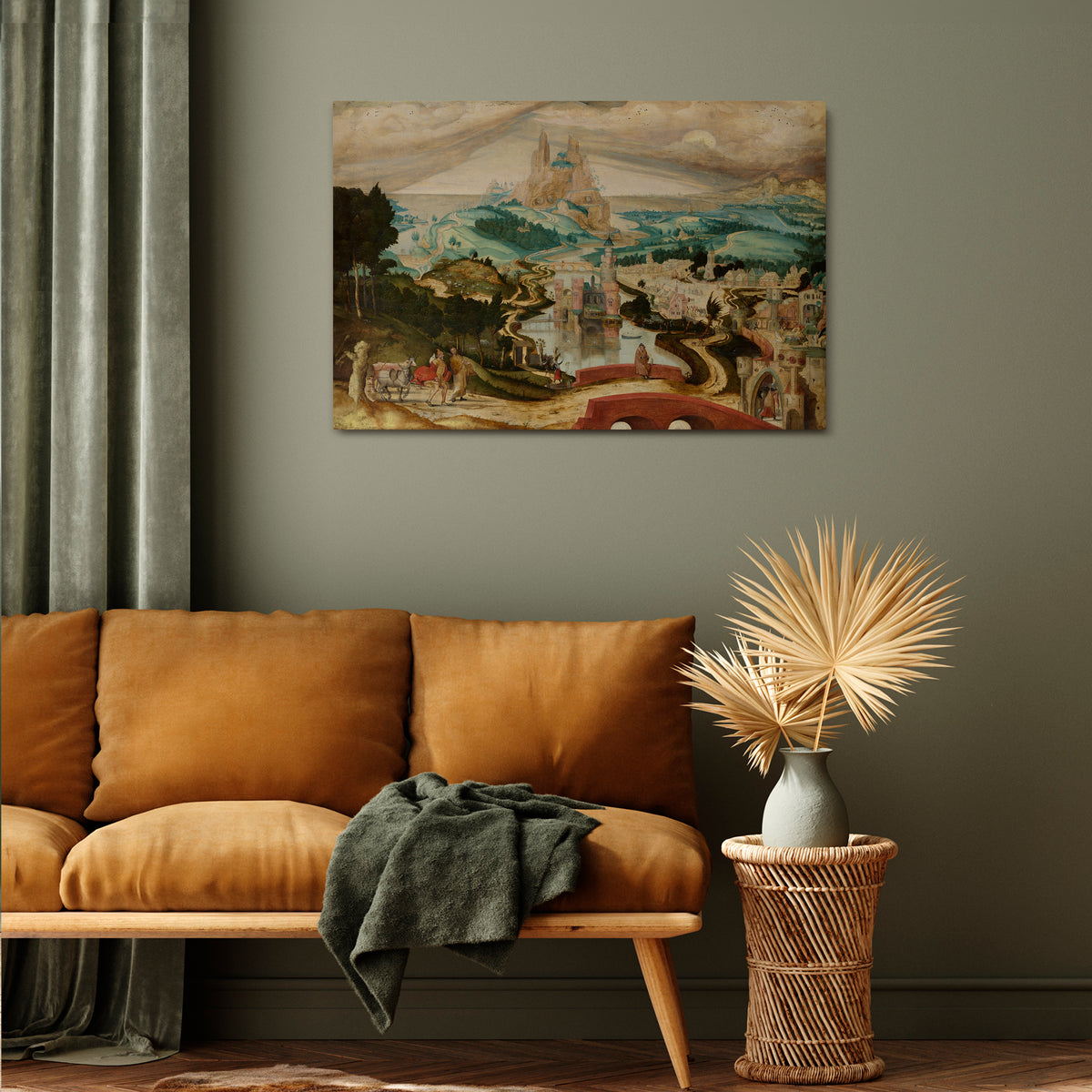 ENCHANTED LANDSCAPE DREAMS Horizontal Canvas Print