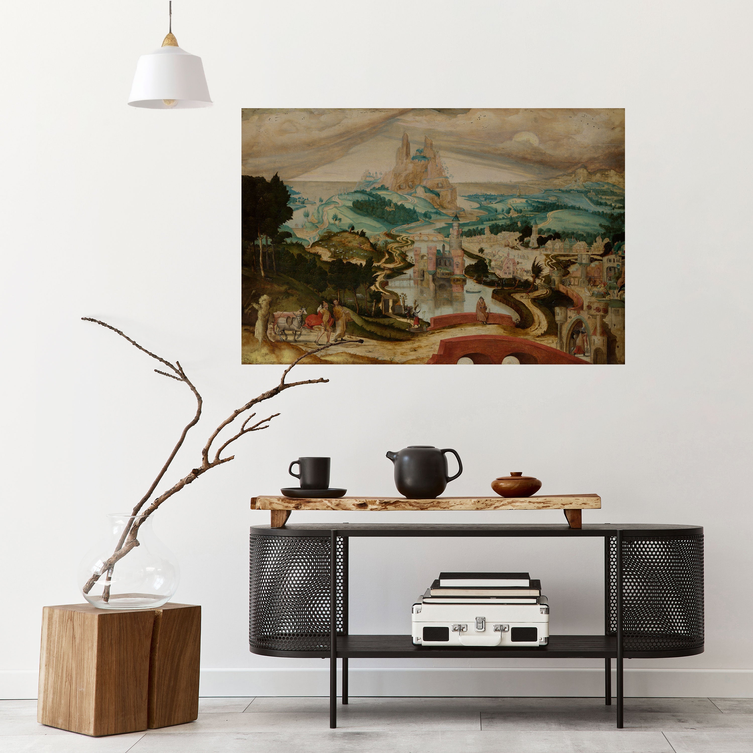 ENCHANTED LANDSCAPE DREAMS Peel and Stick Horizontal Poster