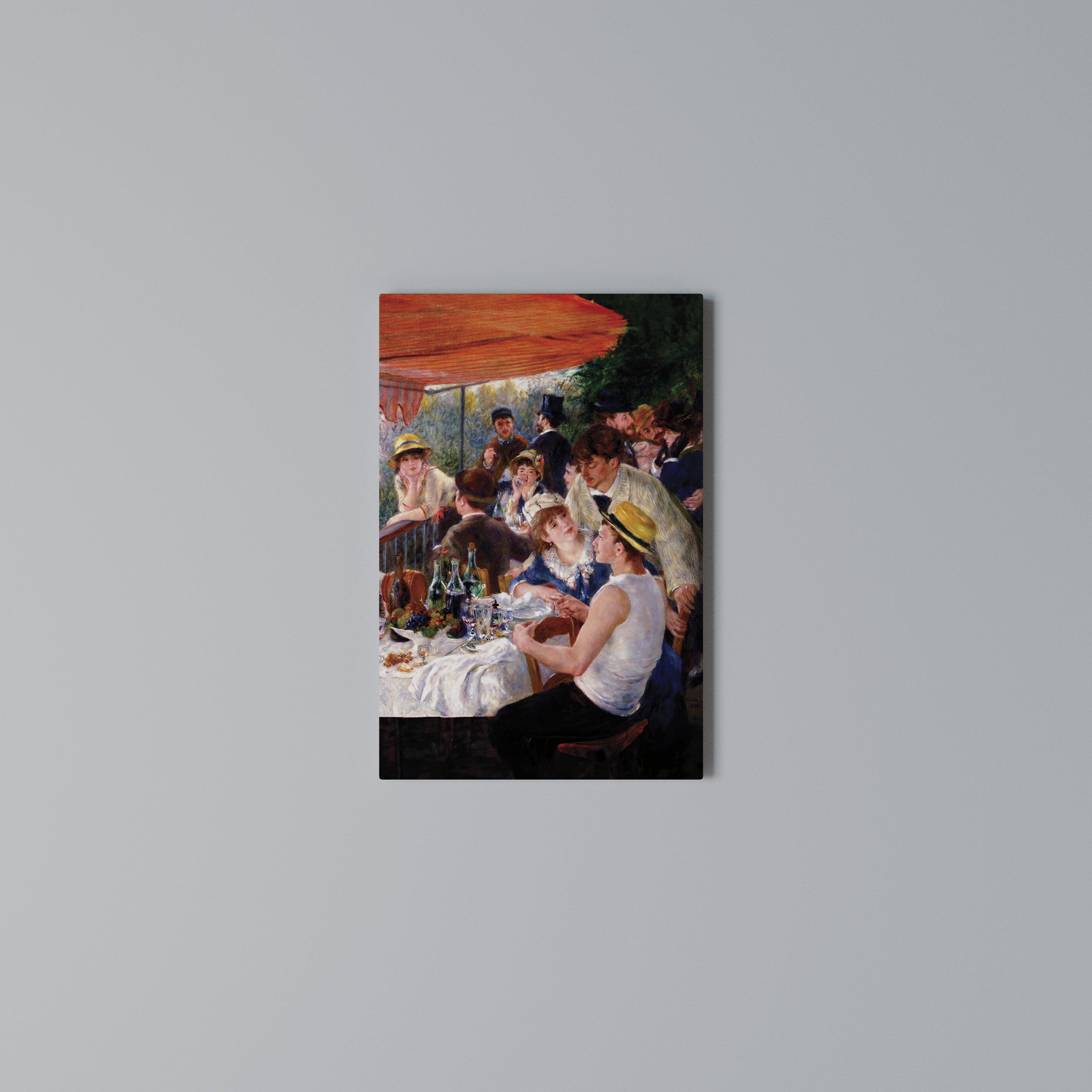 LUNCHEON OF THE BOATING PARTY Quadro em tela vertical