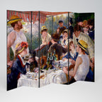 LUNCHEON OF THE BOATING PARTY Biombo Decorativo de 6 Painéis
