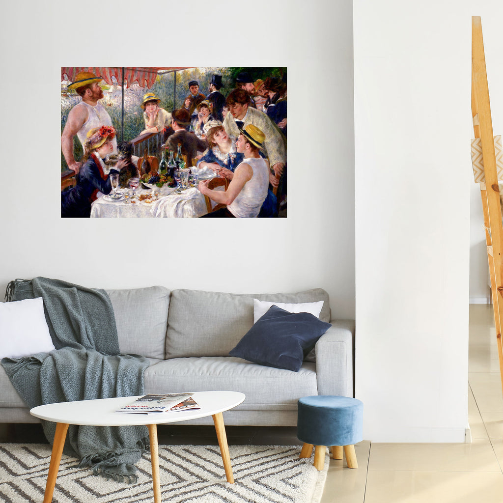 LUNCHEON OF THE BOATING PARTY Poster Horizontal Autocolante