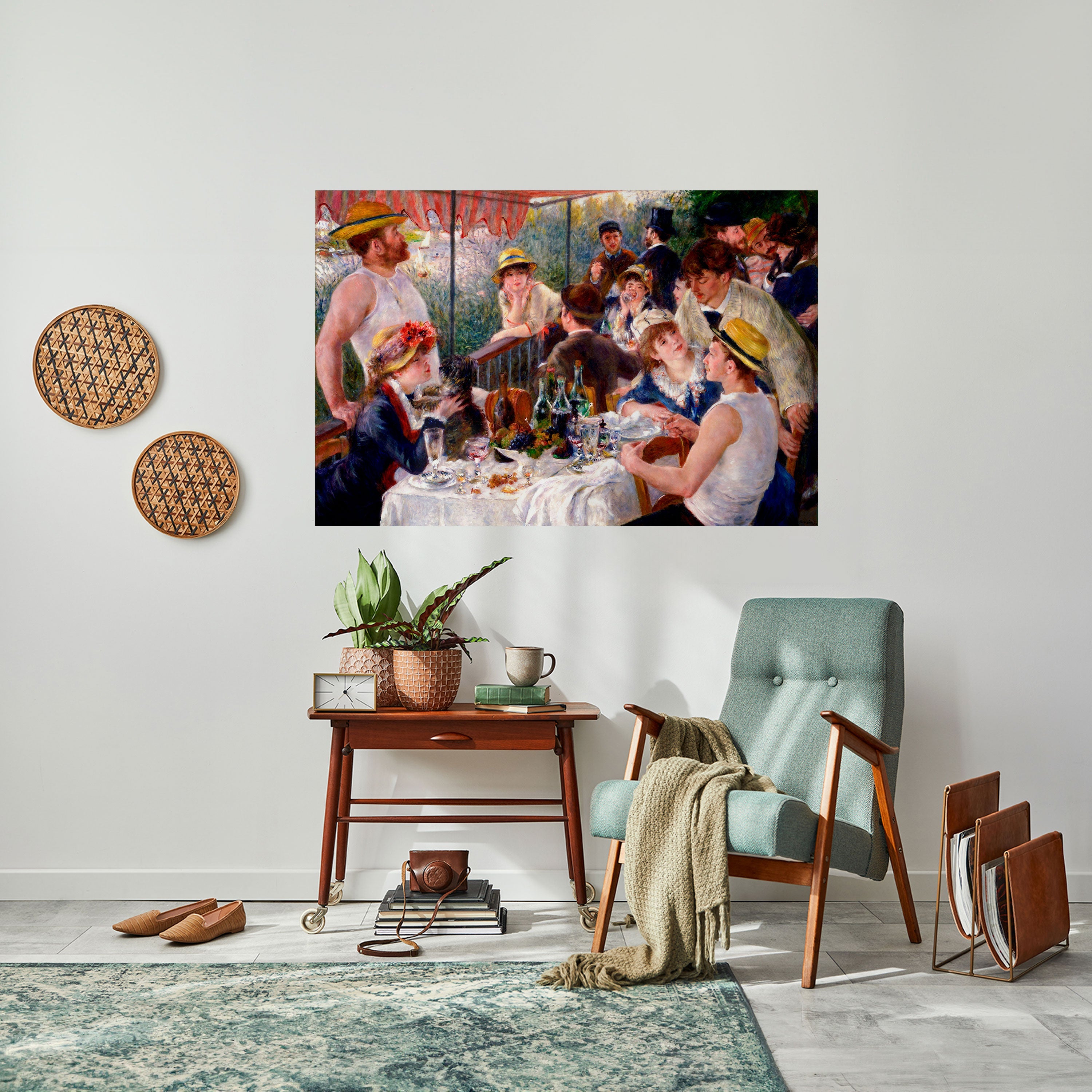 LUNCHEON OF THE BOATING PARTY Poster Horizontal Autocolante