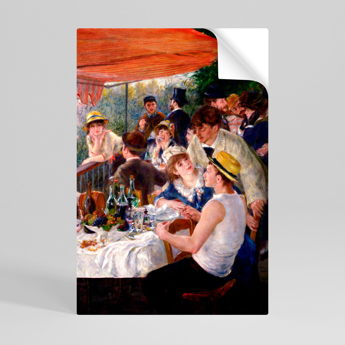 LUNCHEON OF THE BOATING PARTY Póster Autocolante Vertical