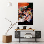 LUNCHEON OF THE BOATING PARTY Peel and Stick Vertical Poster