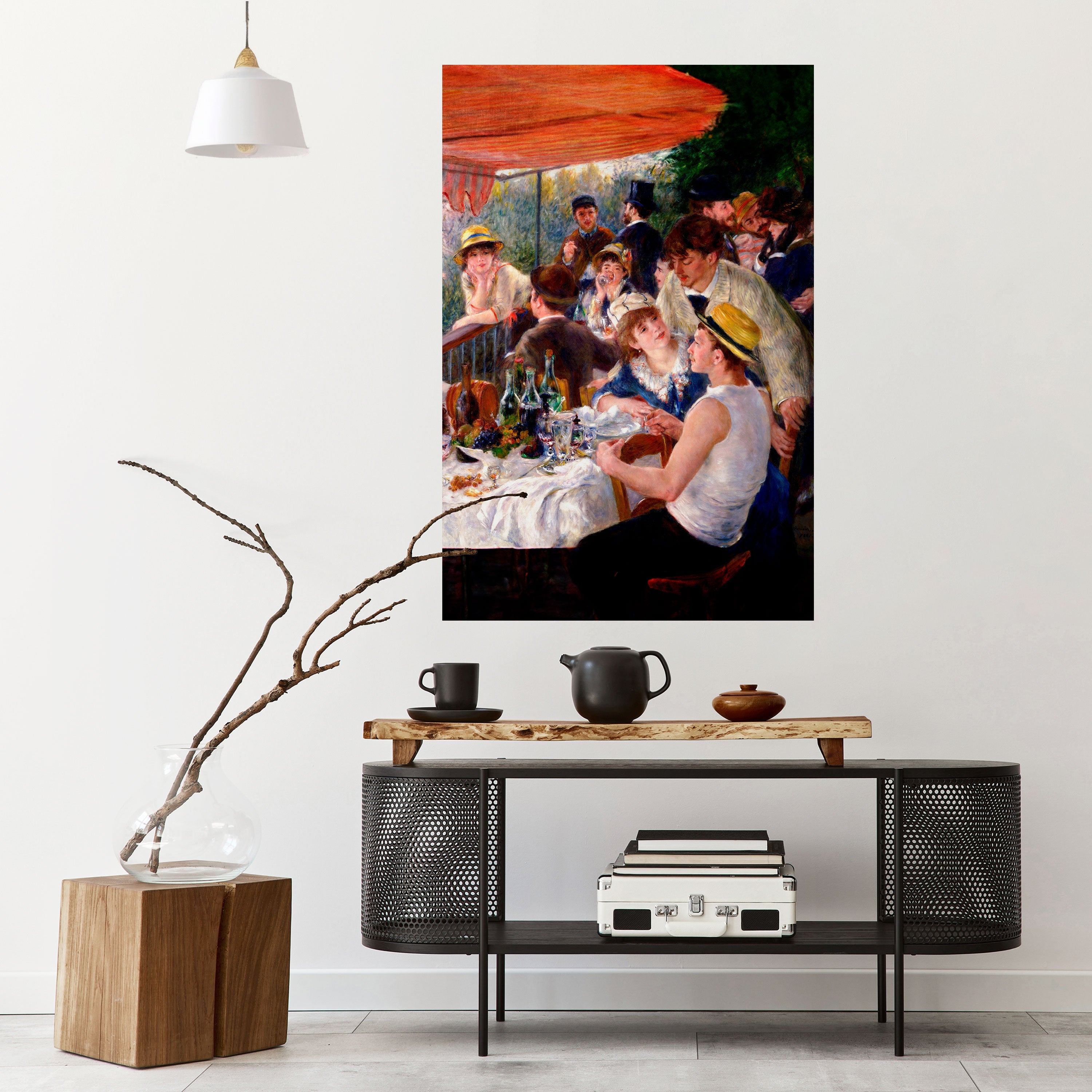 LUNCHEON OF THE BOATING PARTY Peel and Stick Vertical Poster
