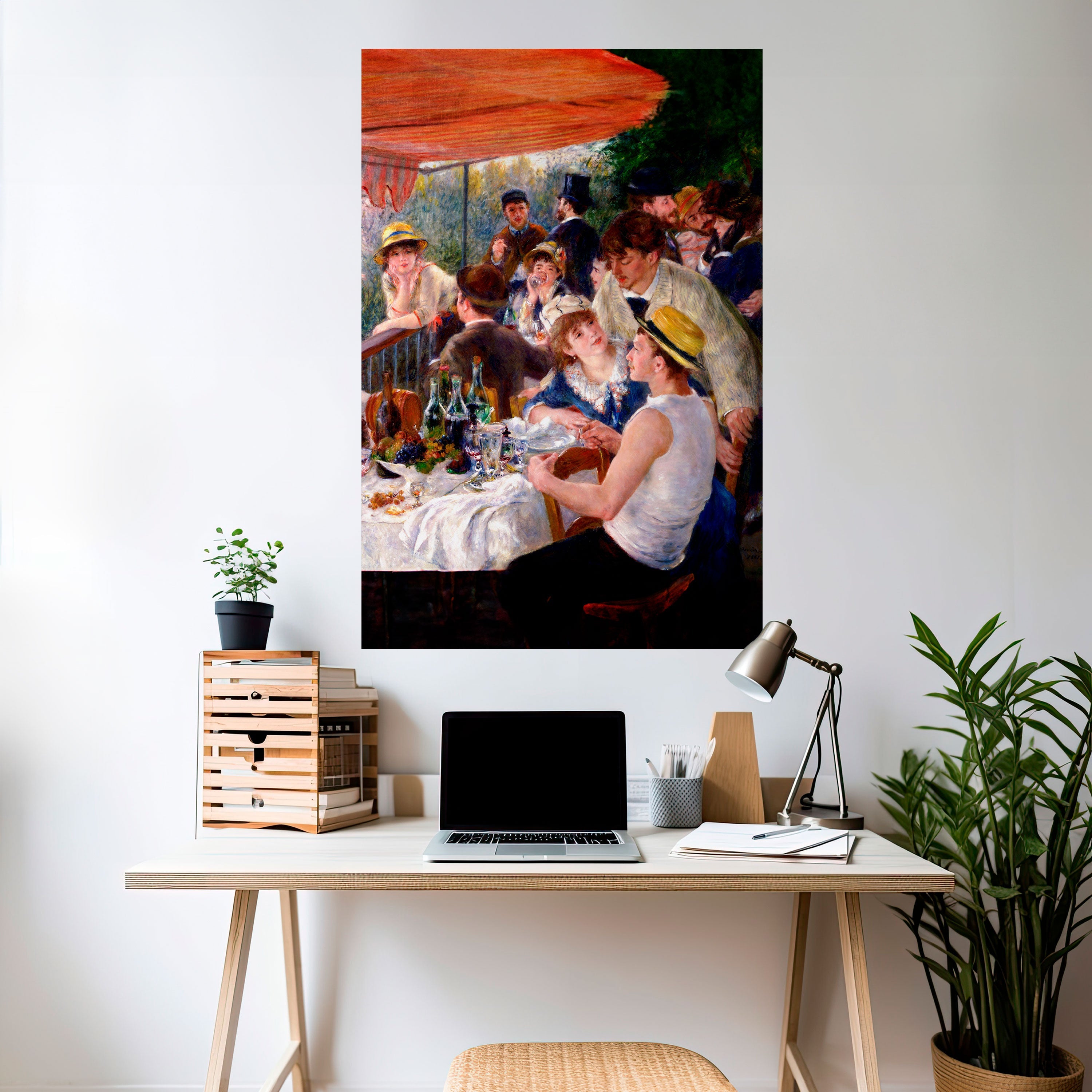 LUNCHEON OF THE BOATING PARTY Peel and Stick Vertical Poster