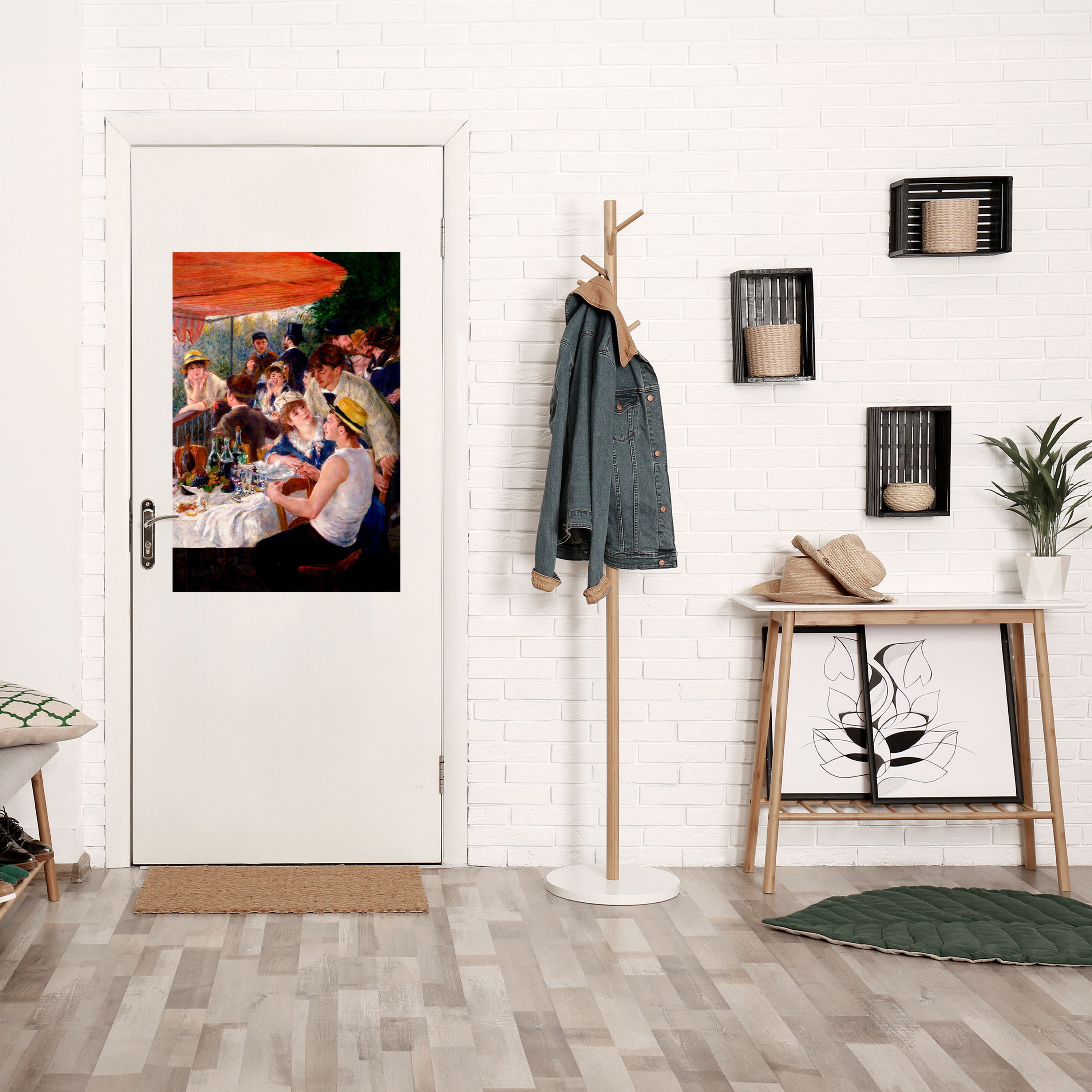 LUNCHEON OF THE BOATING PARTY Peel and Stick Vertical Poster