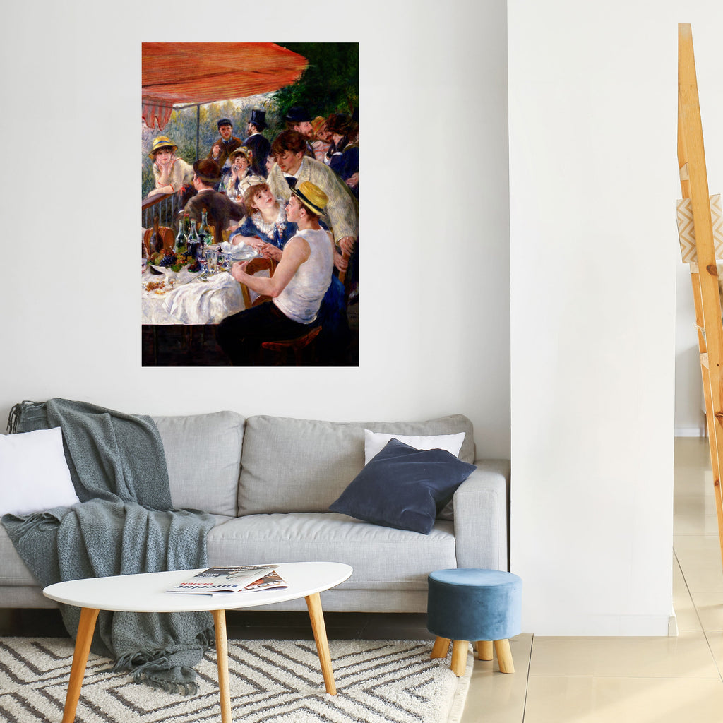 LUNCHEON OF THE BOATING PARTY Peel and Stick Vertical Poster