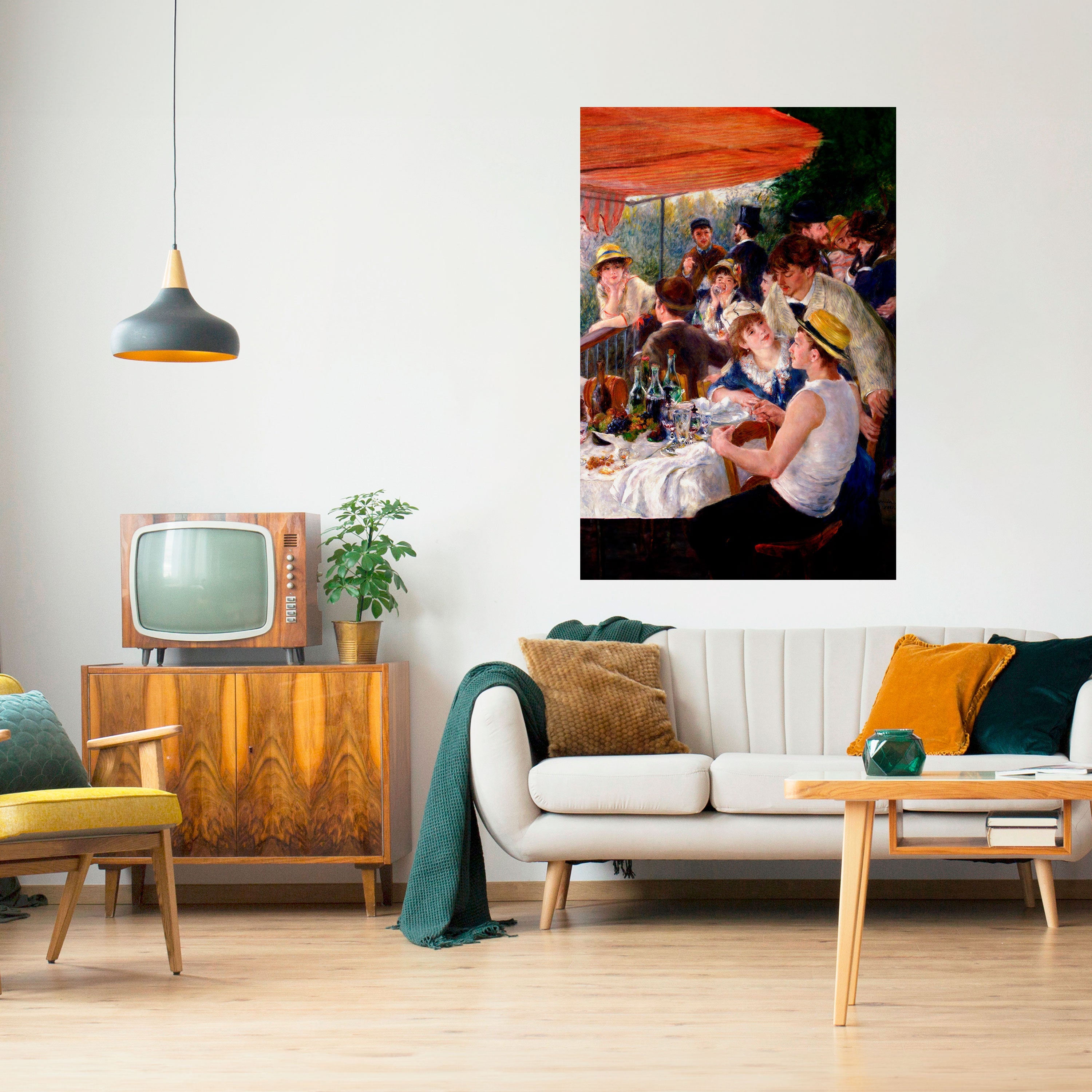 LUNCHEON OF THE BOATING PARTY Peel and Stick Vertical Poster
