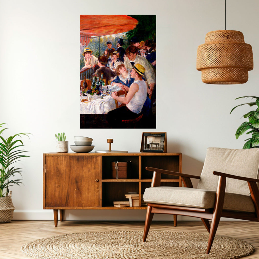 LUNCHEON OF THE BOATING PARTY Peel and Stick Vertical Poster