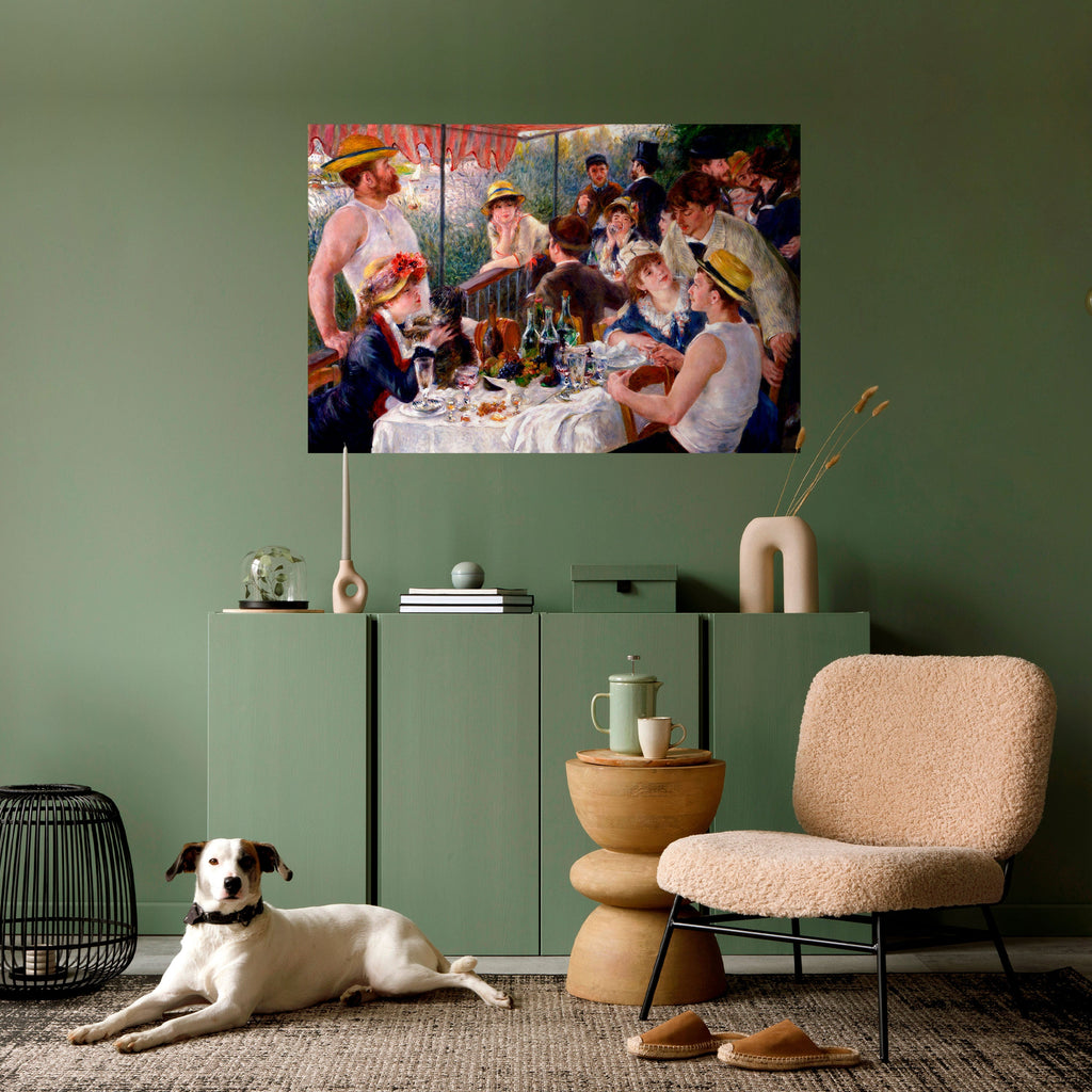 LUNCHEON OF THE BOATING PARTY Poster Horizontal Autocolante