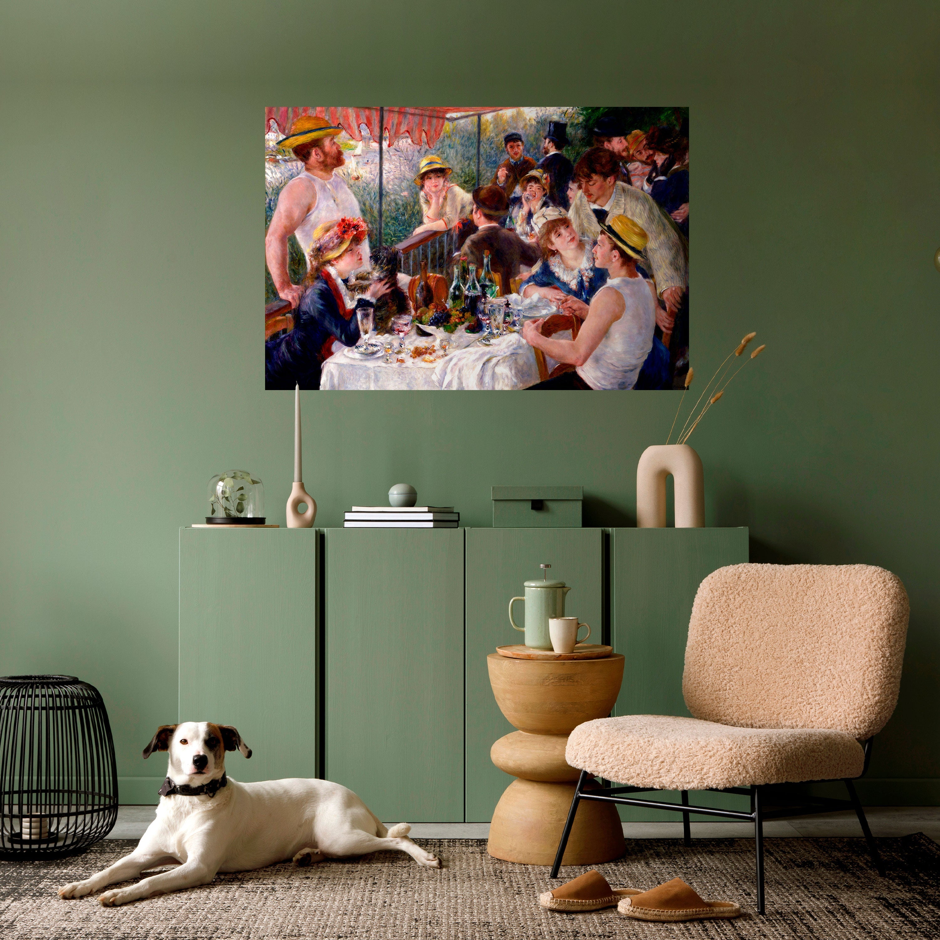 LUNCHEON OF THE BOATING PARTY Poster Horizontal Autocolante