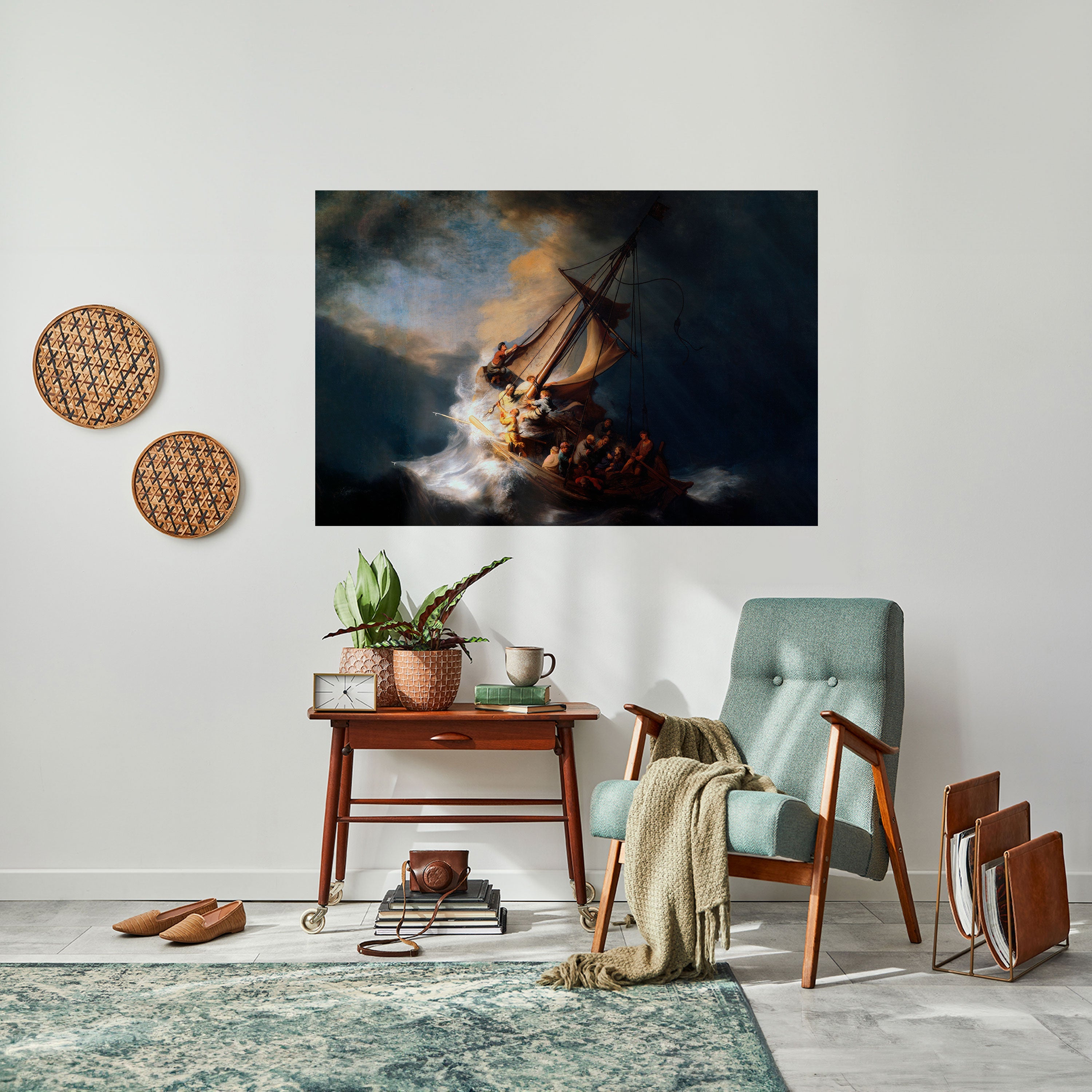 STORM OF HEROES Peel and Stick Horizontal Poster