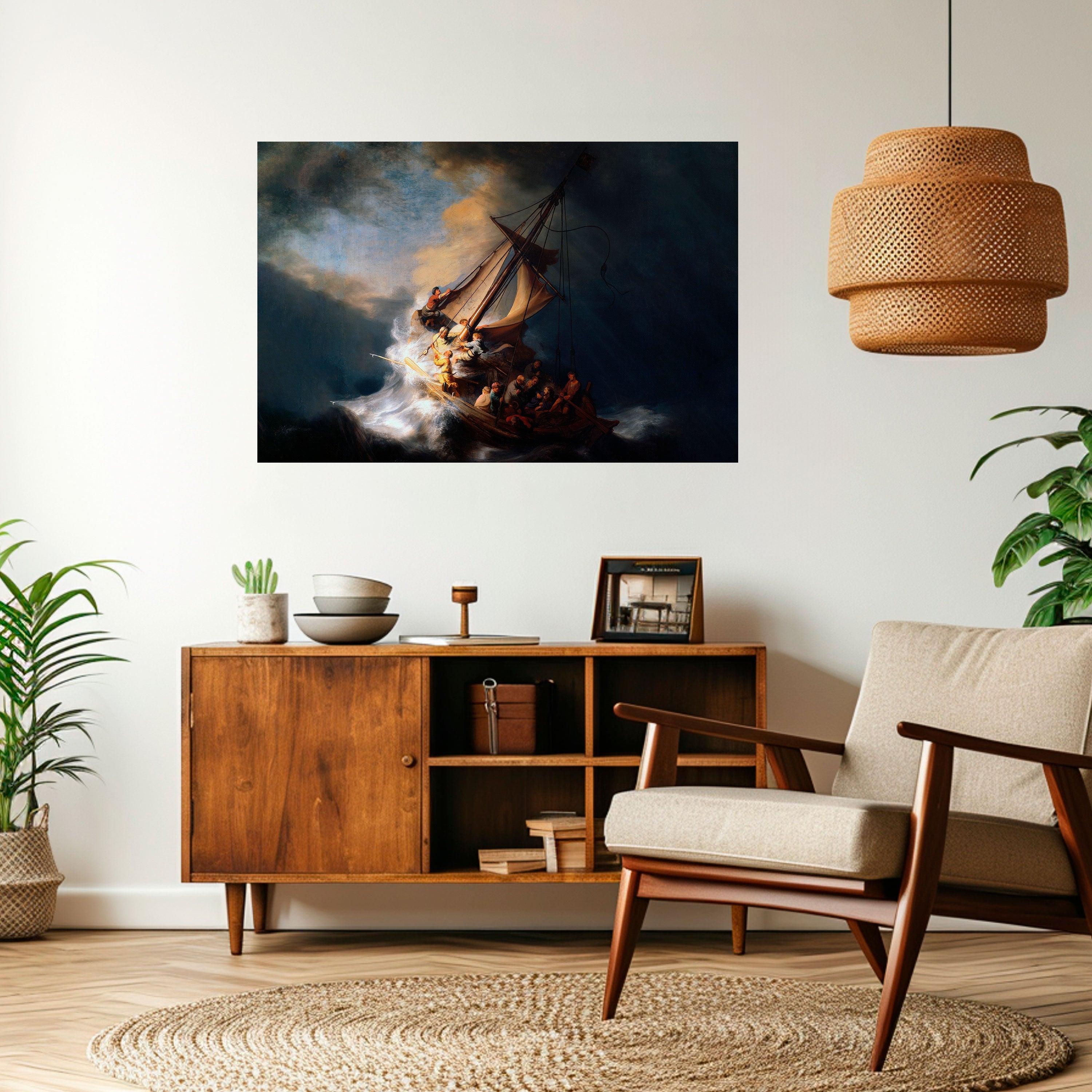 STORM OF HEROES Peel and Stick Horizontal Poster