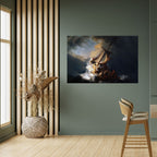 STORM OF HEROES Peel and Stick Horizontal Poster