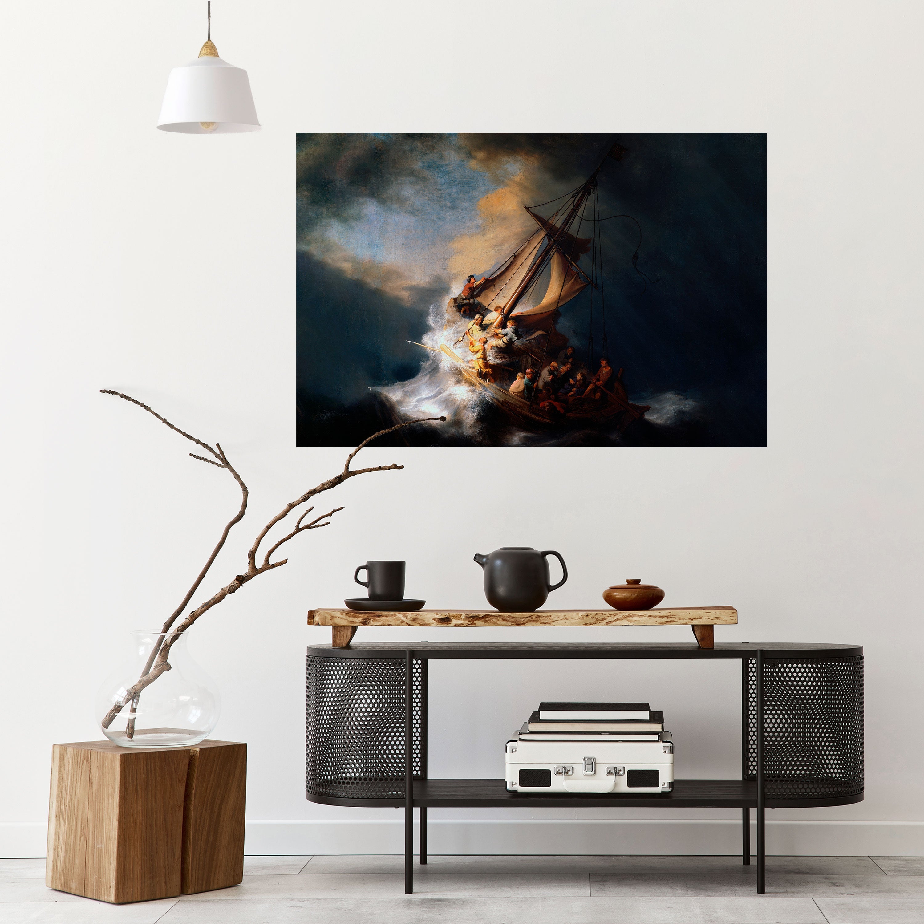 STORM OF HEROES Peel and Stick Horizontal Poster