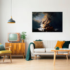 STORM OF HEROES Peel and Stick Horizontal Poster