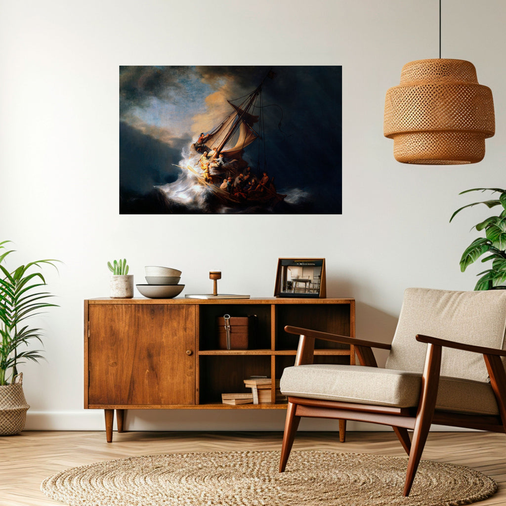 STORM OF HEROES Peel and Stick Horizontal Poster