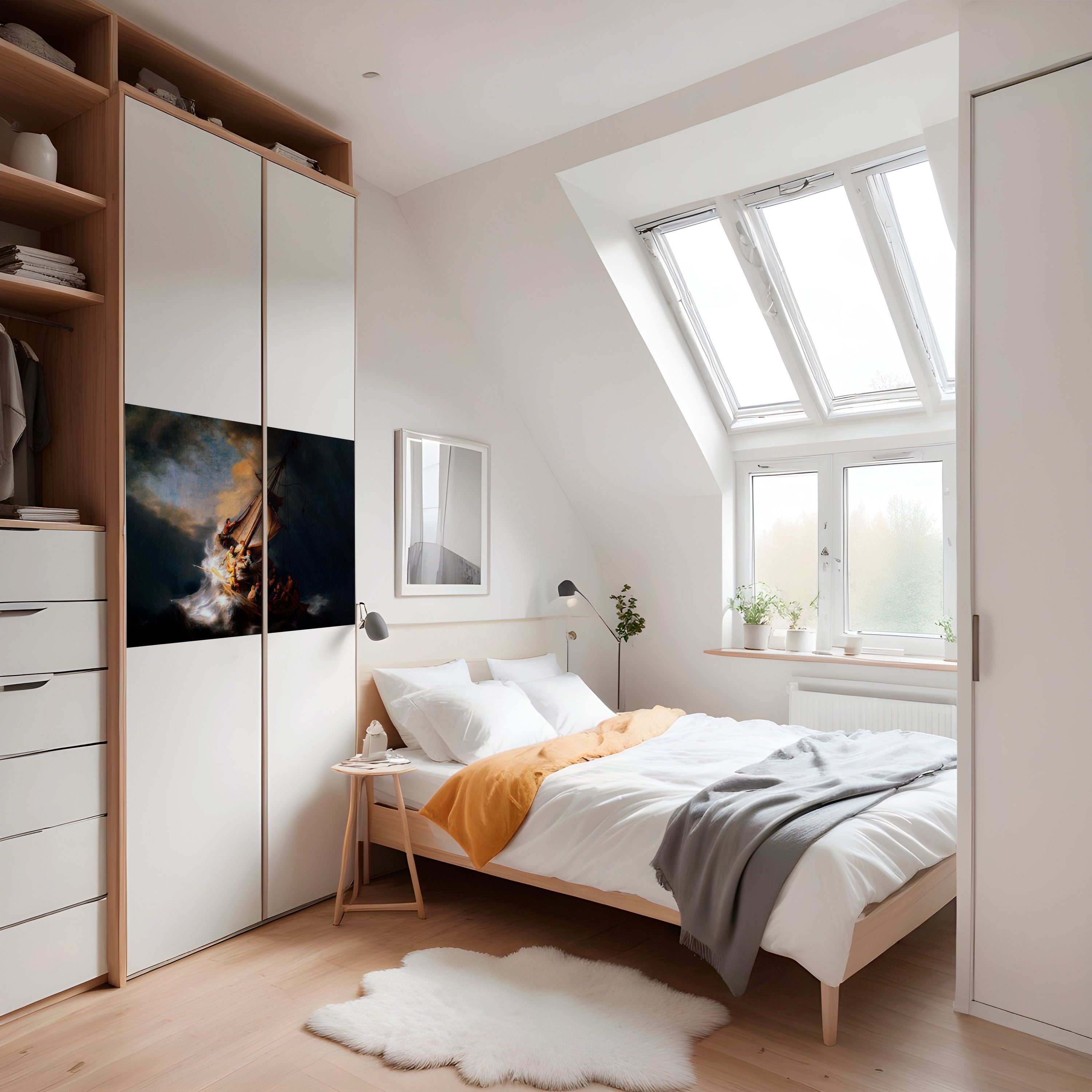 STORM OF HEROES Peel and Stick Horizontal Poster