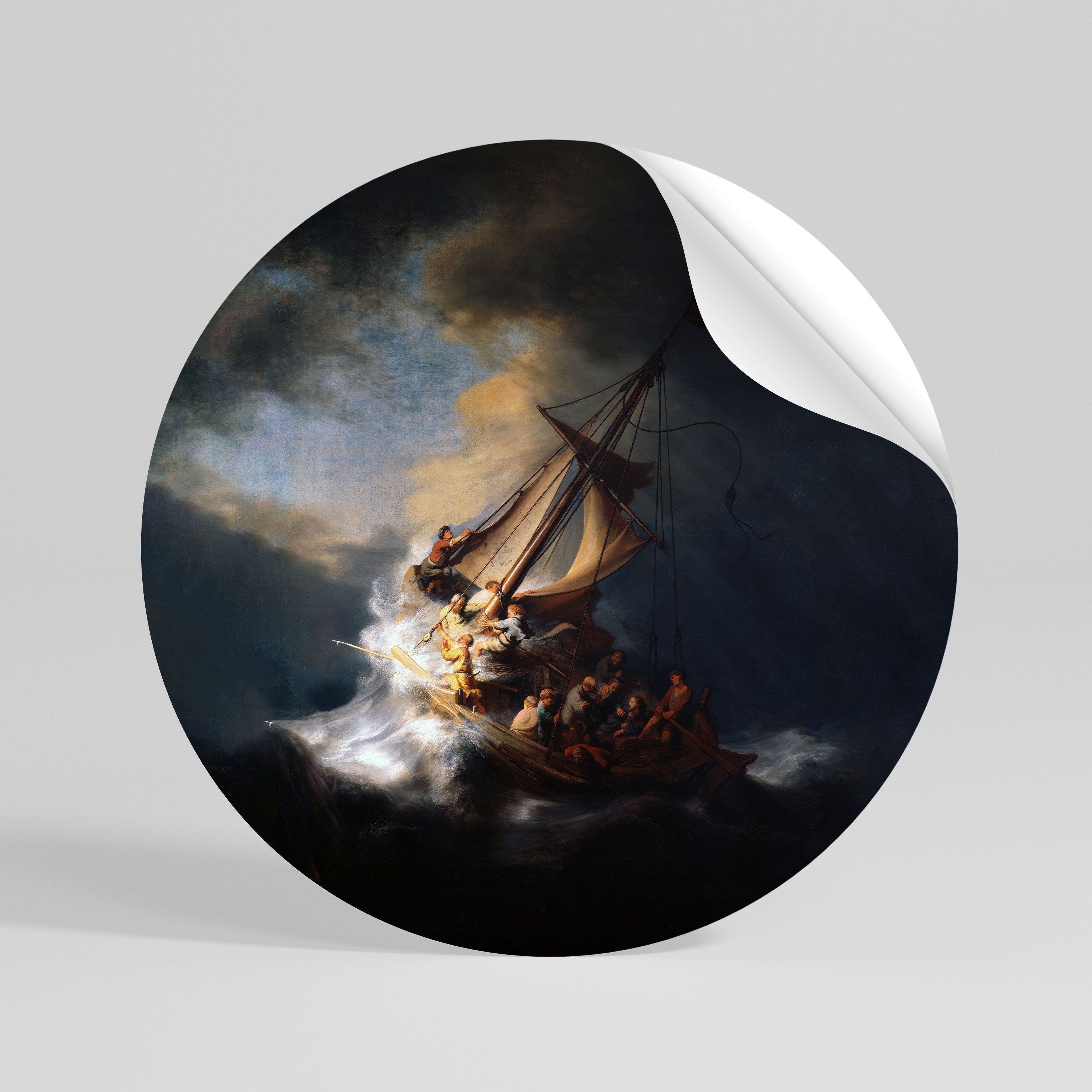 STORM OF HEROES - Autocolante Redondo Removível