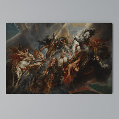 FURY IN MOTION Horizontal Canvas Print