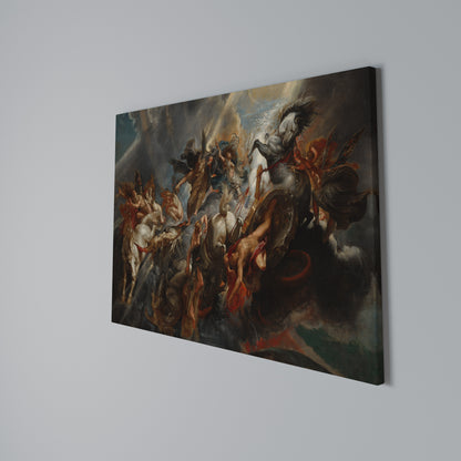 FURY IN MOTION Horizontal Canvas Print