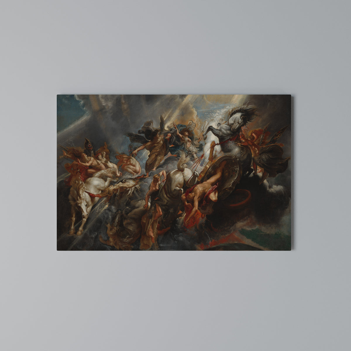FURY IN MOTION Horizontal Canvas Print