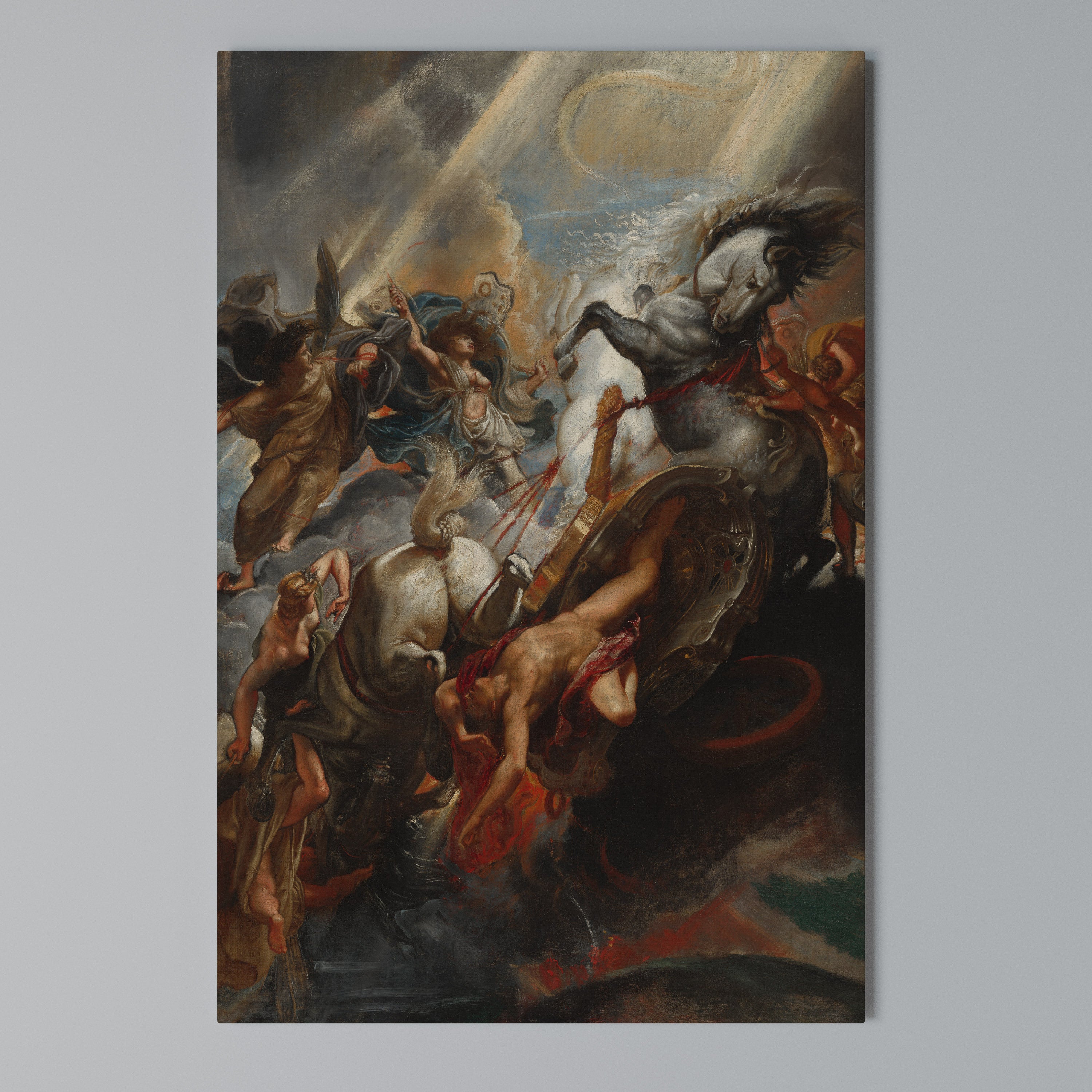FURY IN MOTION Quadro em tela vertical