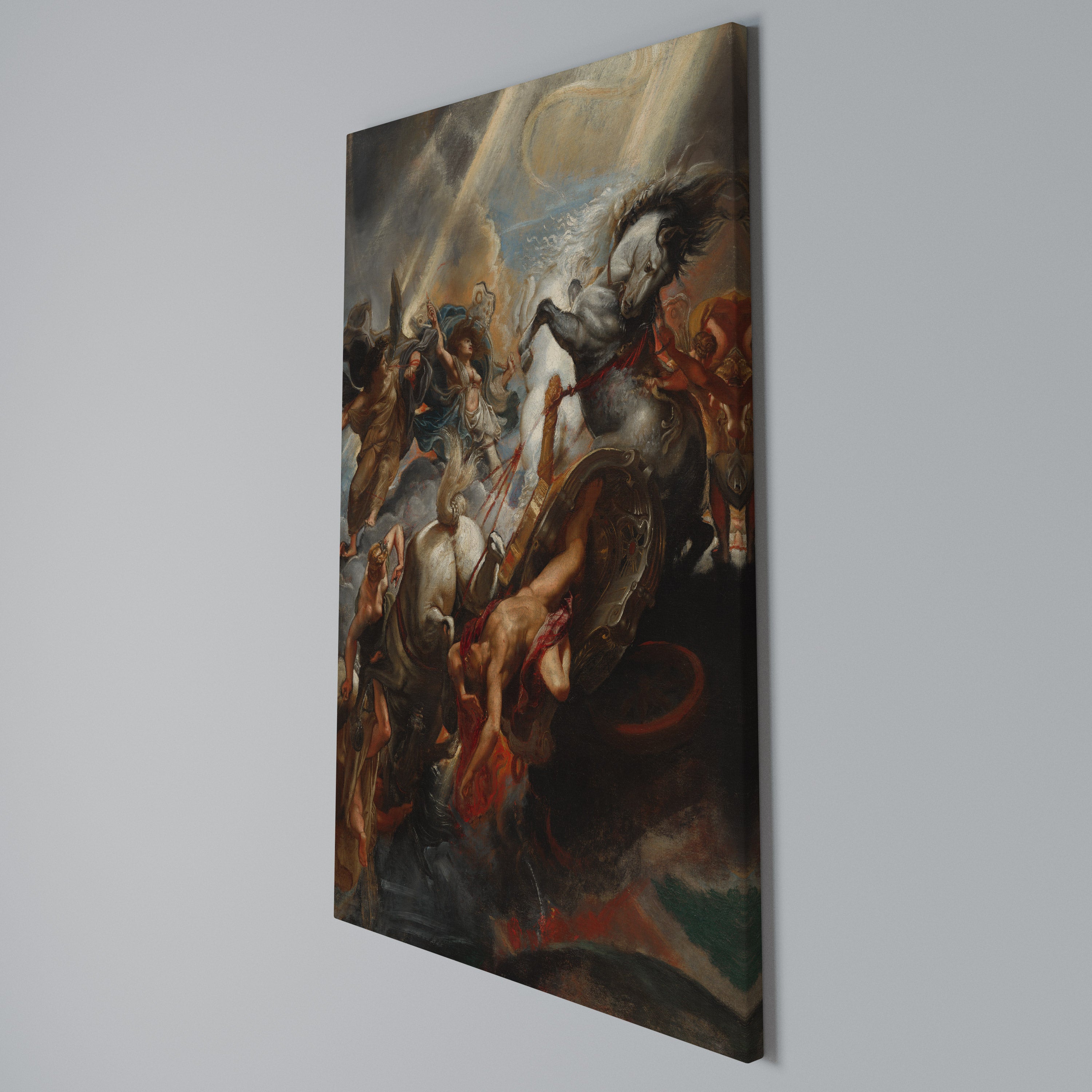 FURY IN MOTION Quadro em tela vertical
