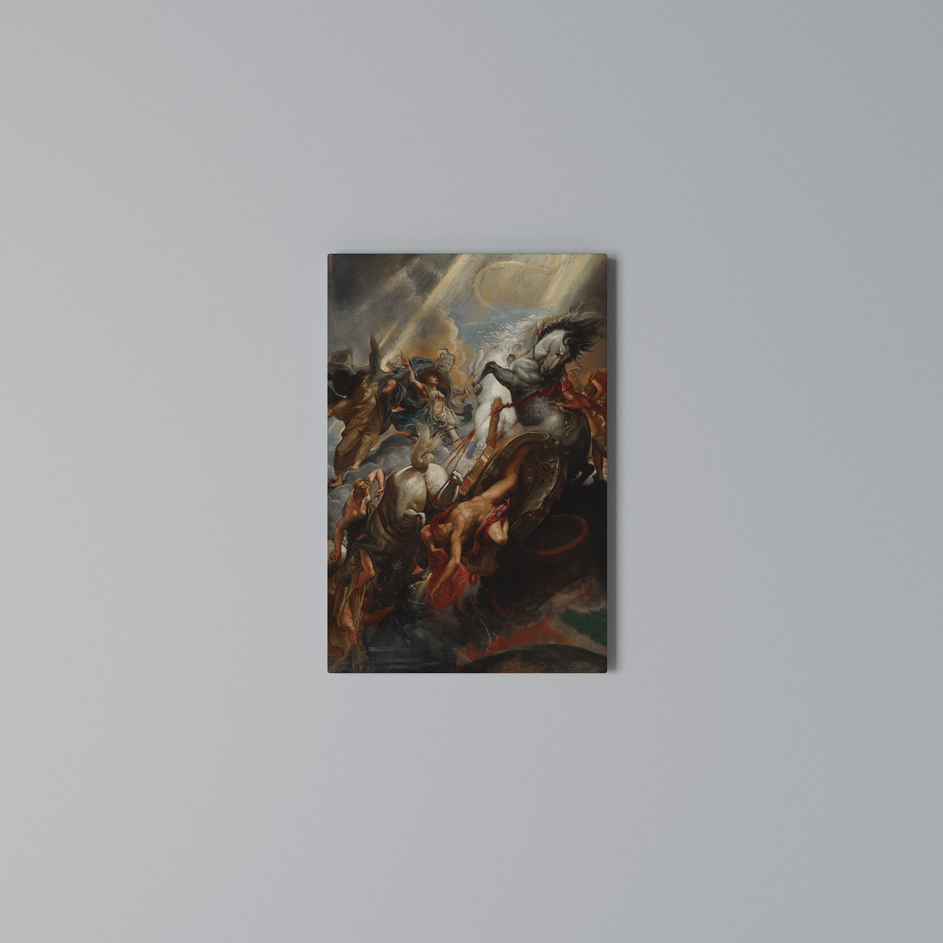 FURY IN MOTION Quadro em tela vertical