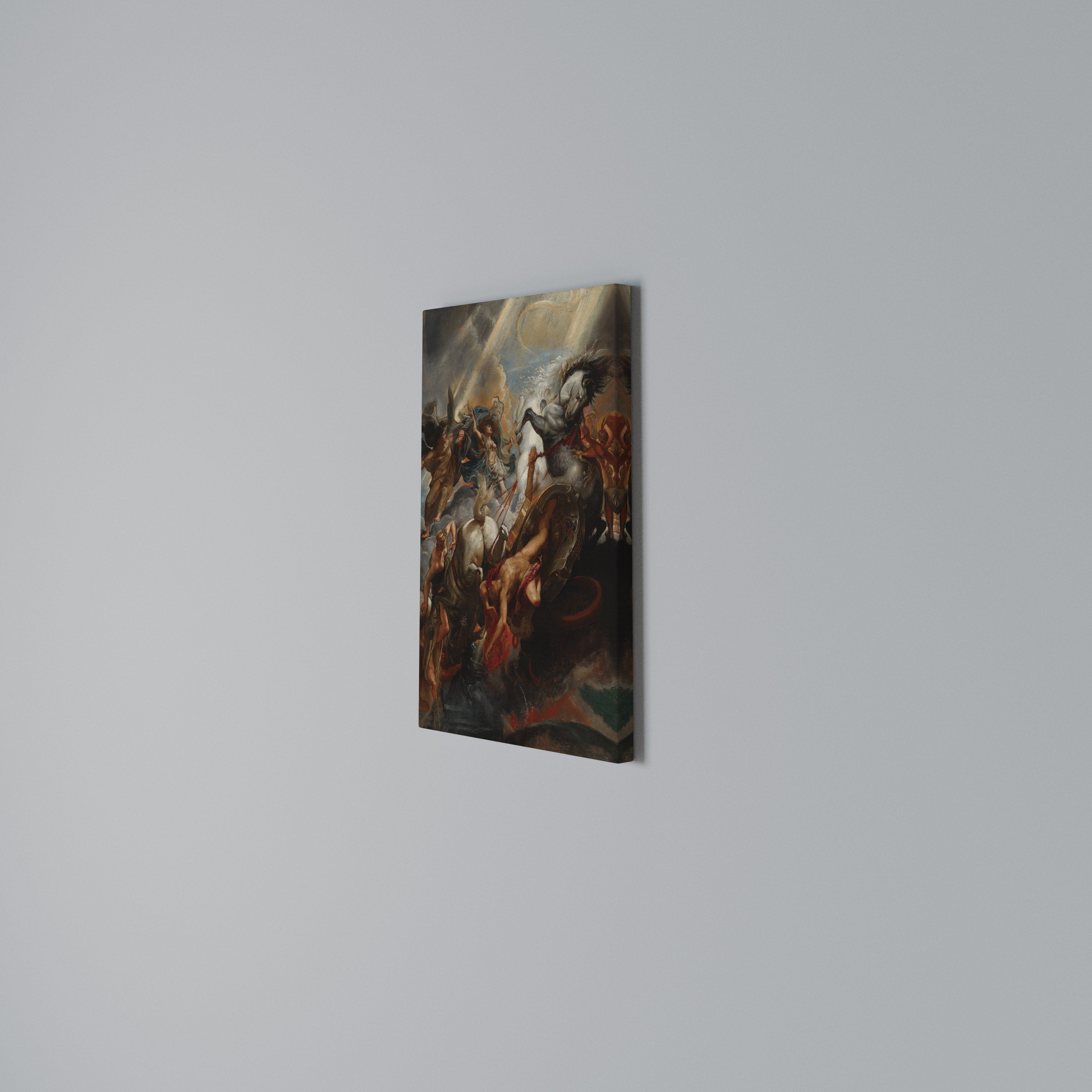 FURY IN MOTION Quadro em tela vertical