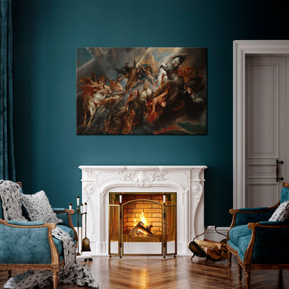 FURY IN MOTION Horizontal Canvas Print